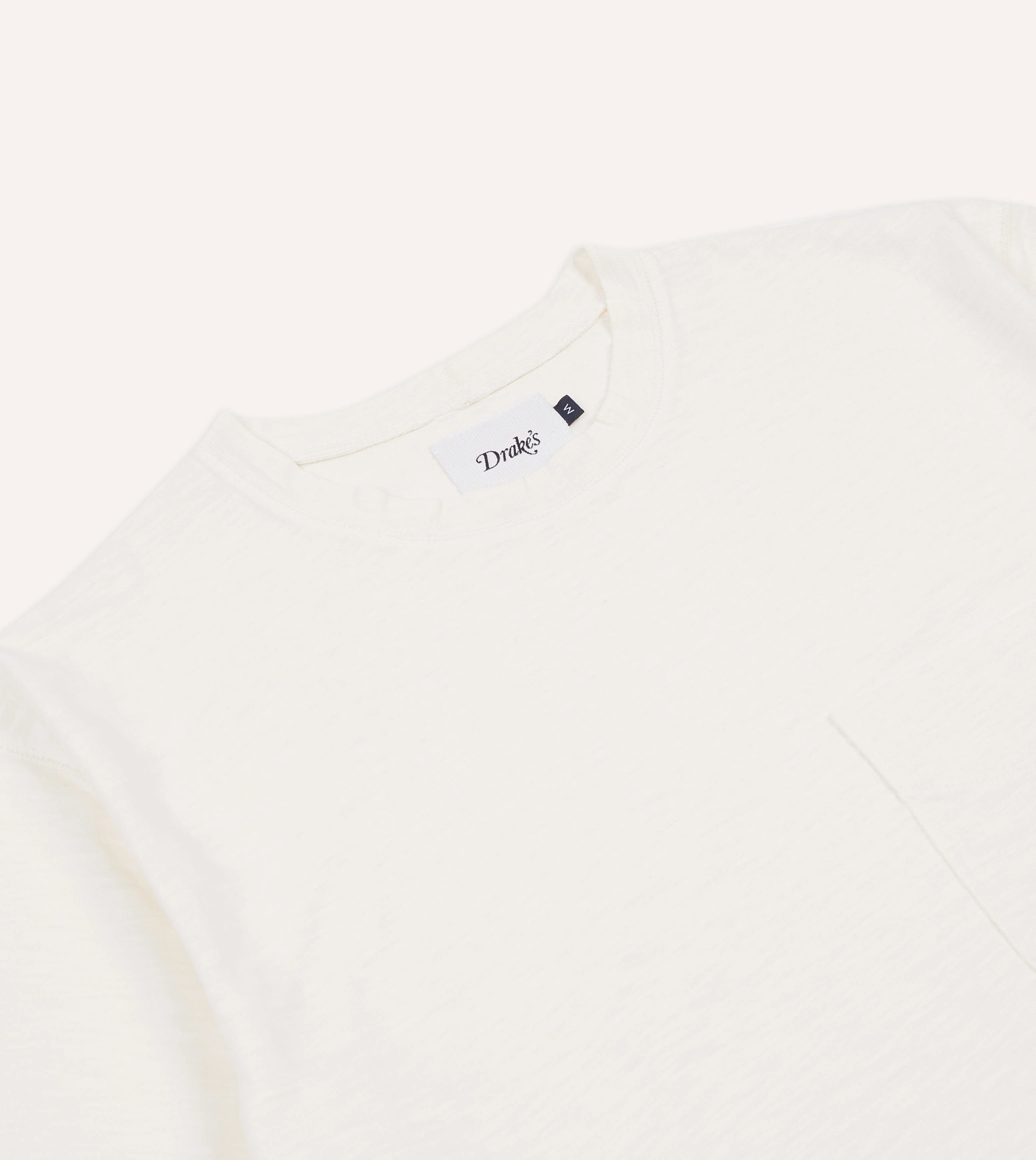 Antique White Flamé Cotton Crew Neck Hiking T-Shirt - Image 3