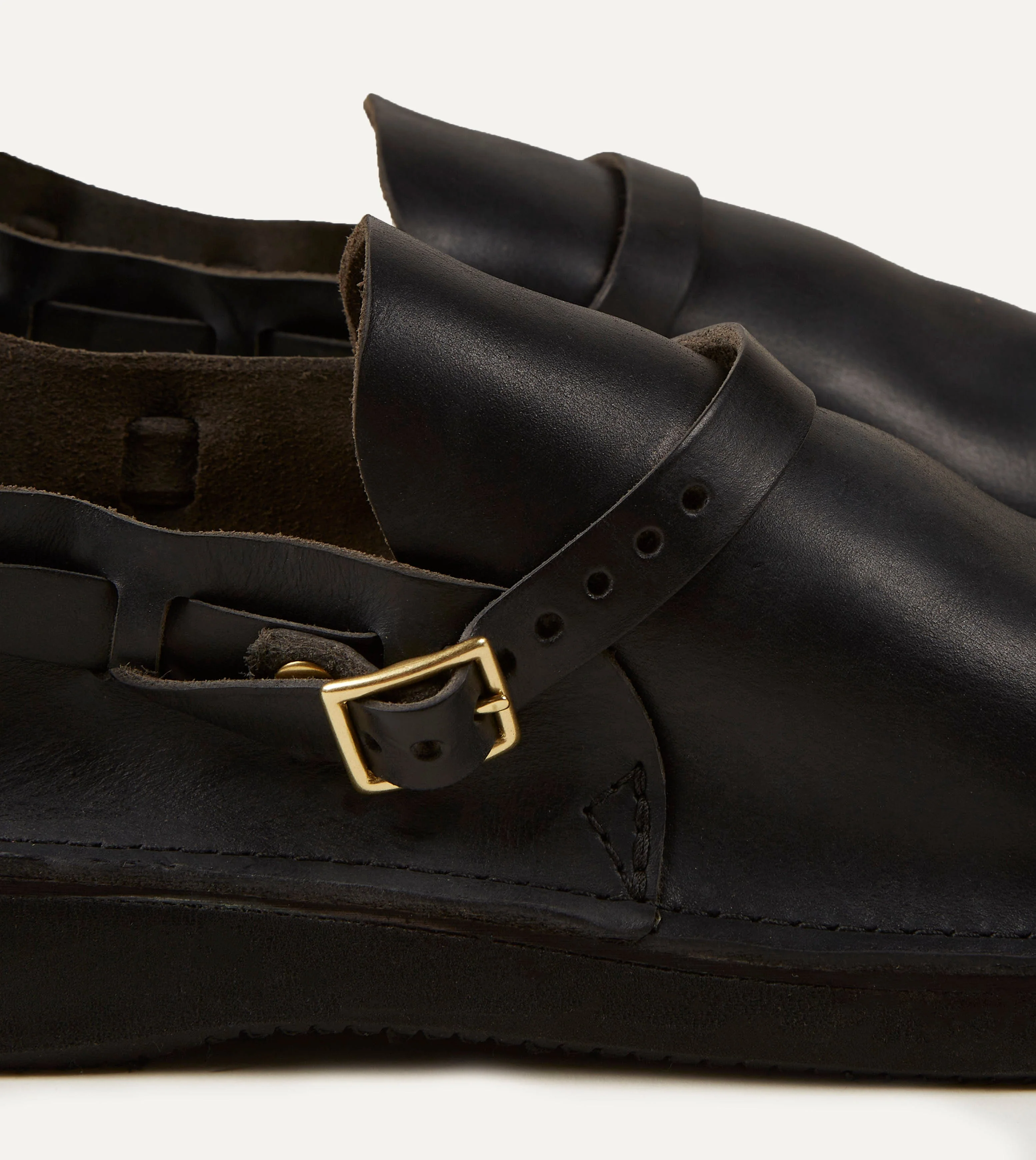 Aurora Shoe Co. Middle English Black Full Grain Leather Shoe - Image 4
