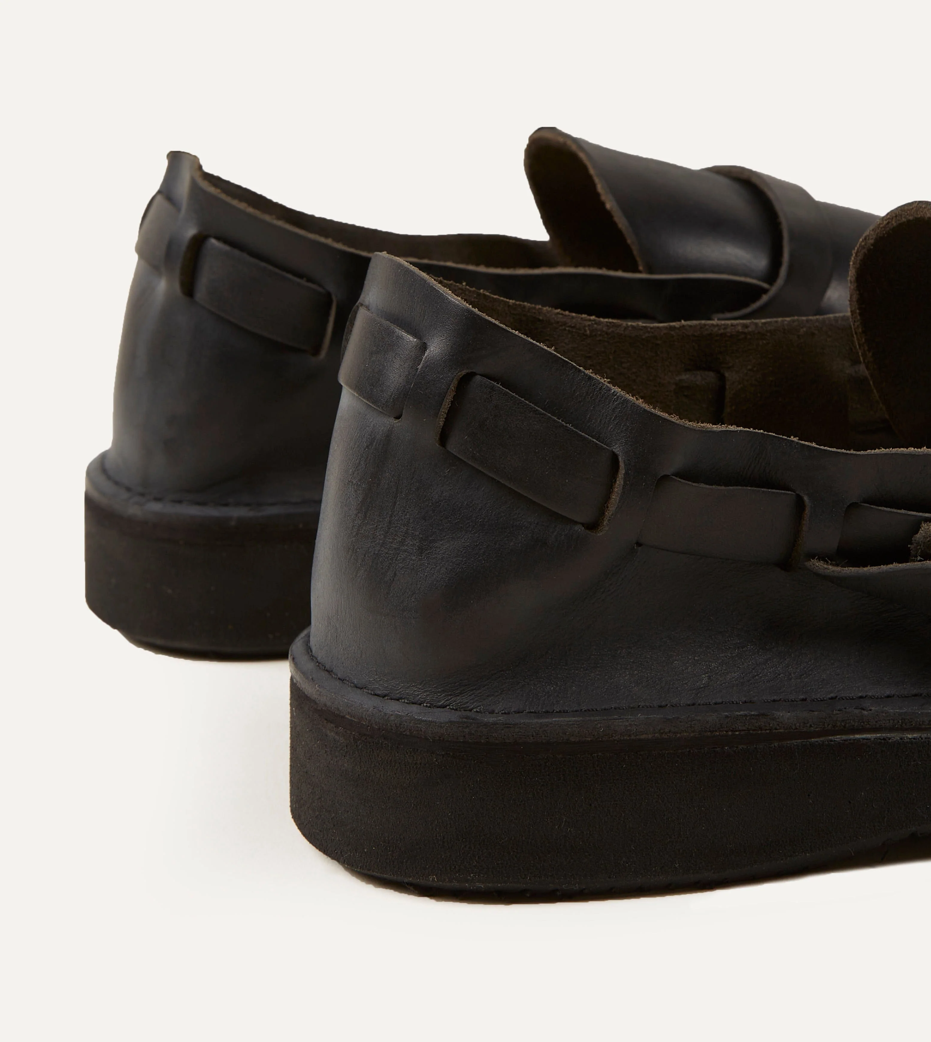 Aurora Shoe Co. Middle English Black Full Grain Leather Shoe - Image 5