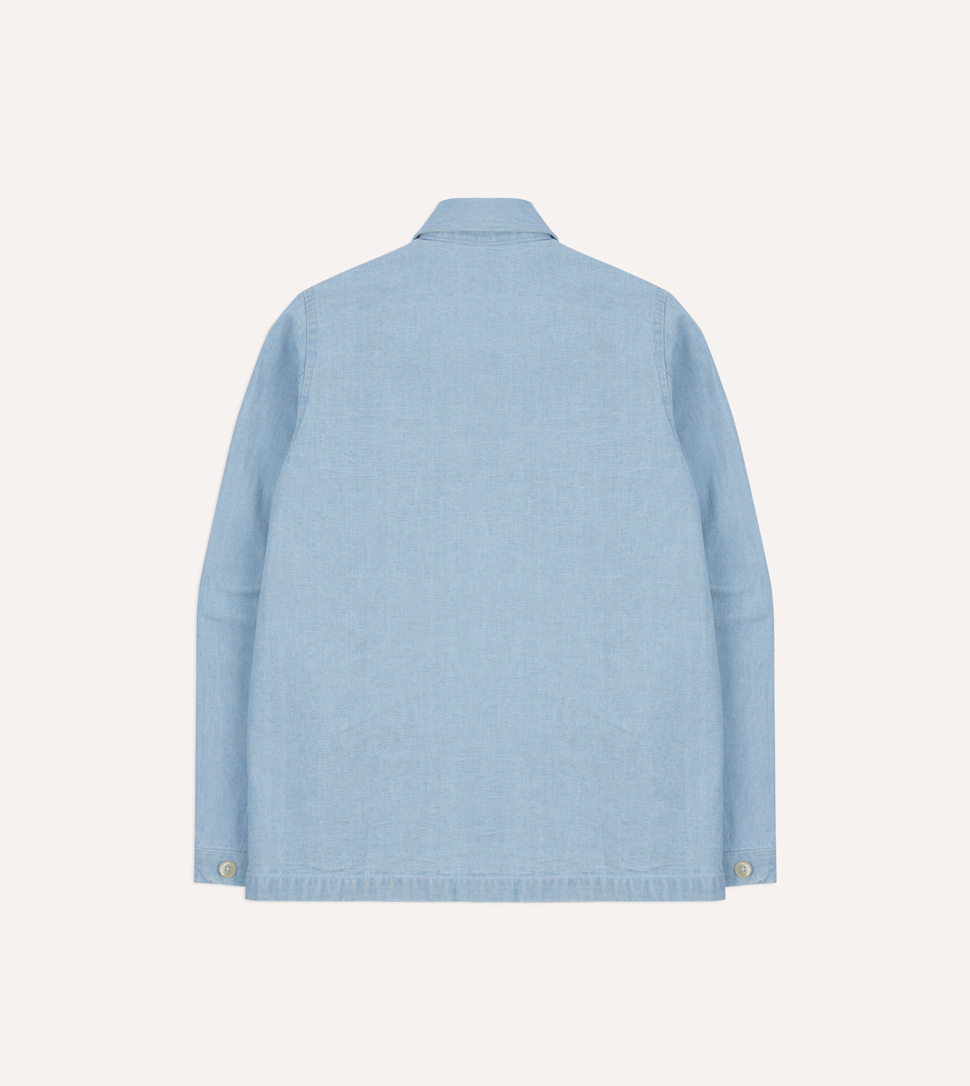 Bleach Wash Denim Field Shirt - Image 6