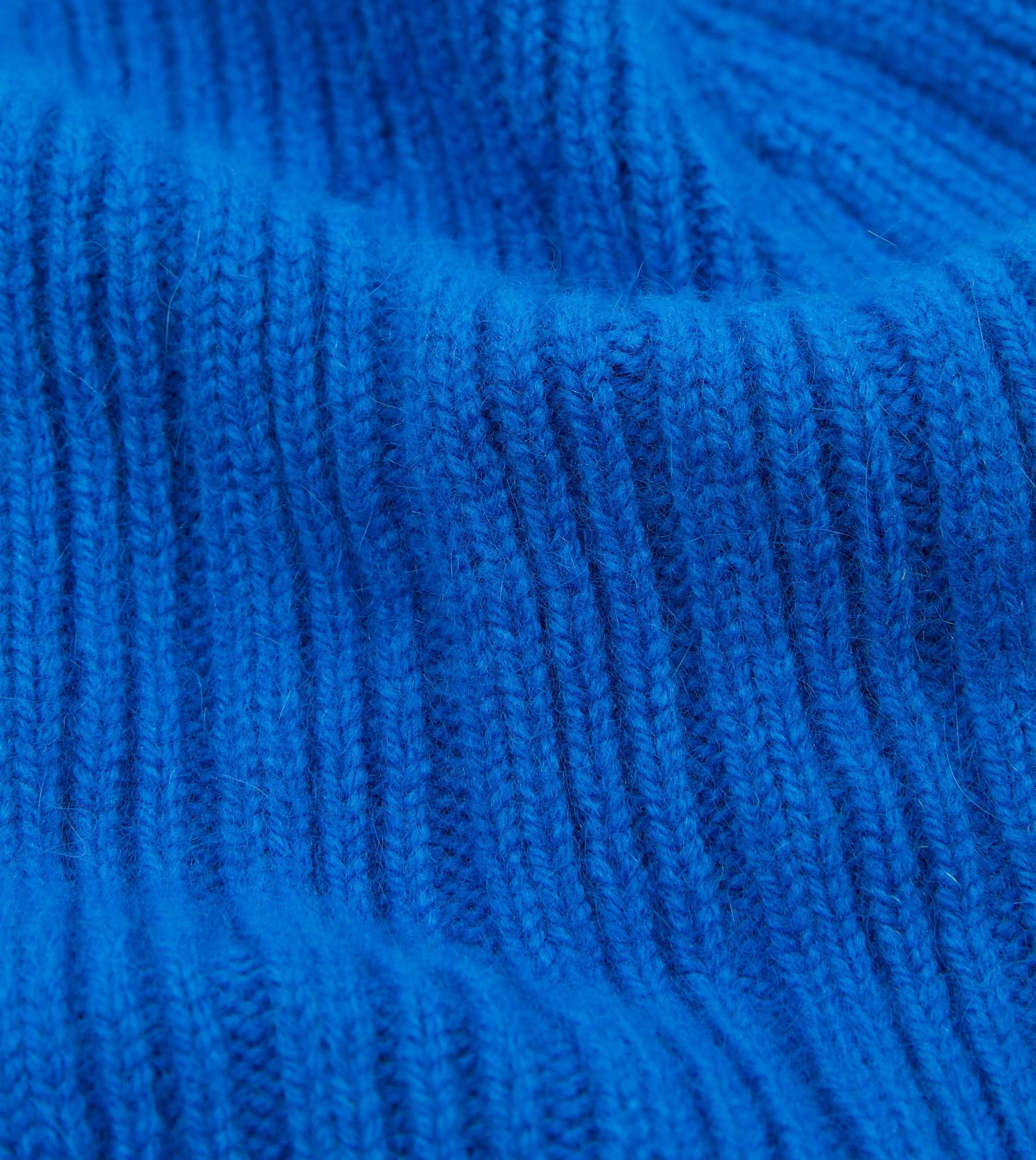 Blue Geelongora Ribbed Knit Cap - Image 2