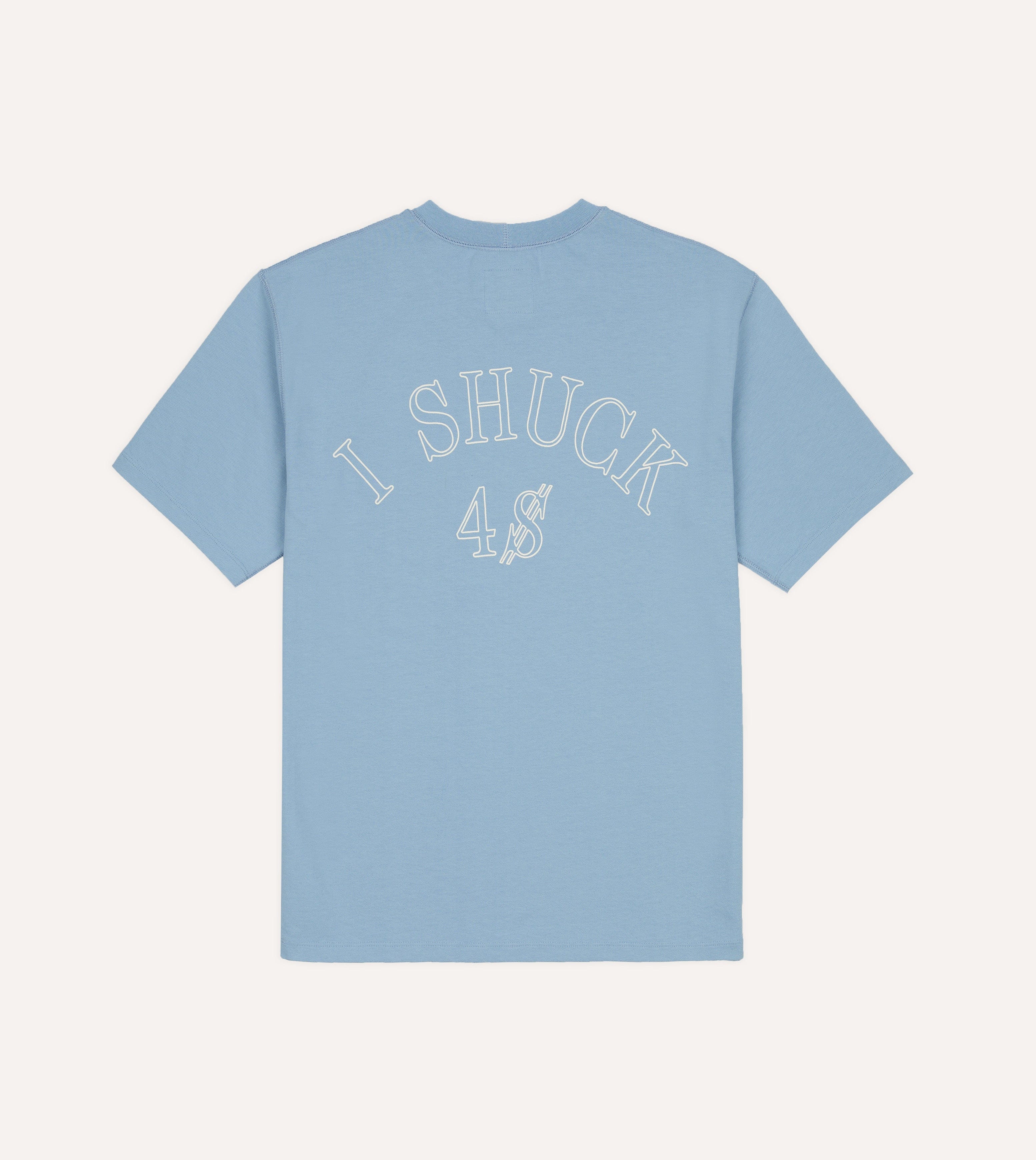 Blue 'Shuck' Print Short-Sleeve Hiking T-Shirt - Image 2