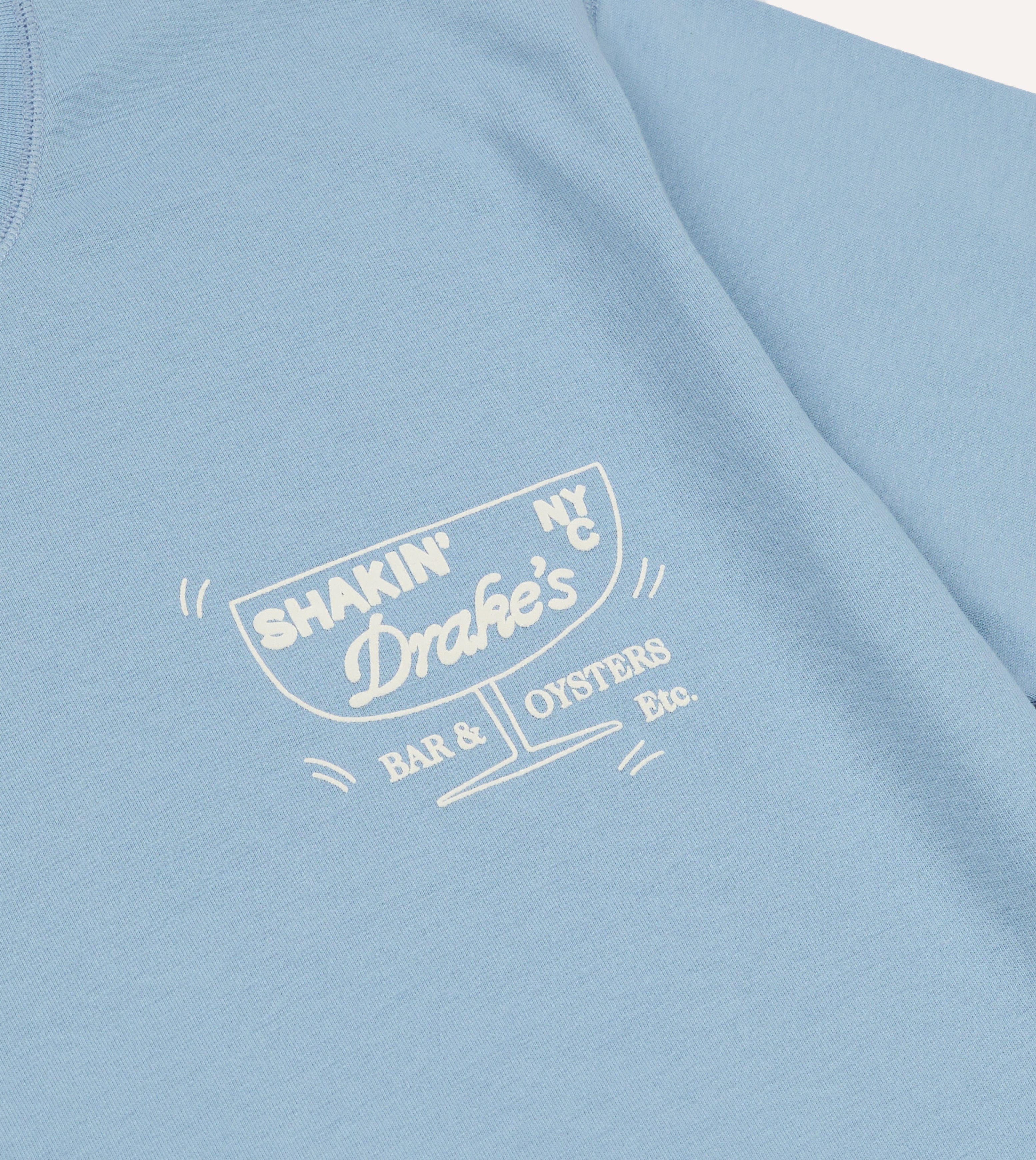 Blue 'Shuck' Print Short-Sleeve Hiking T-Shirt - Image 5
