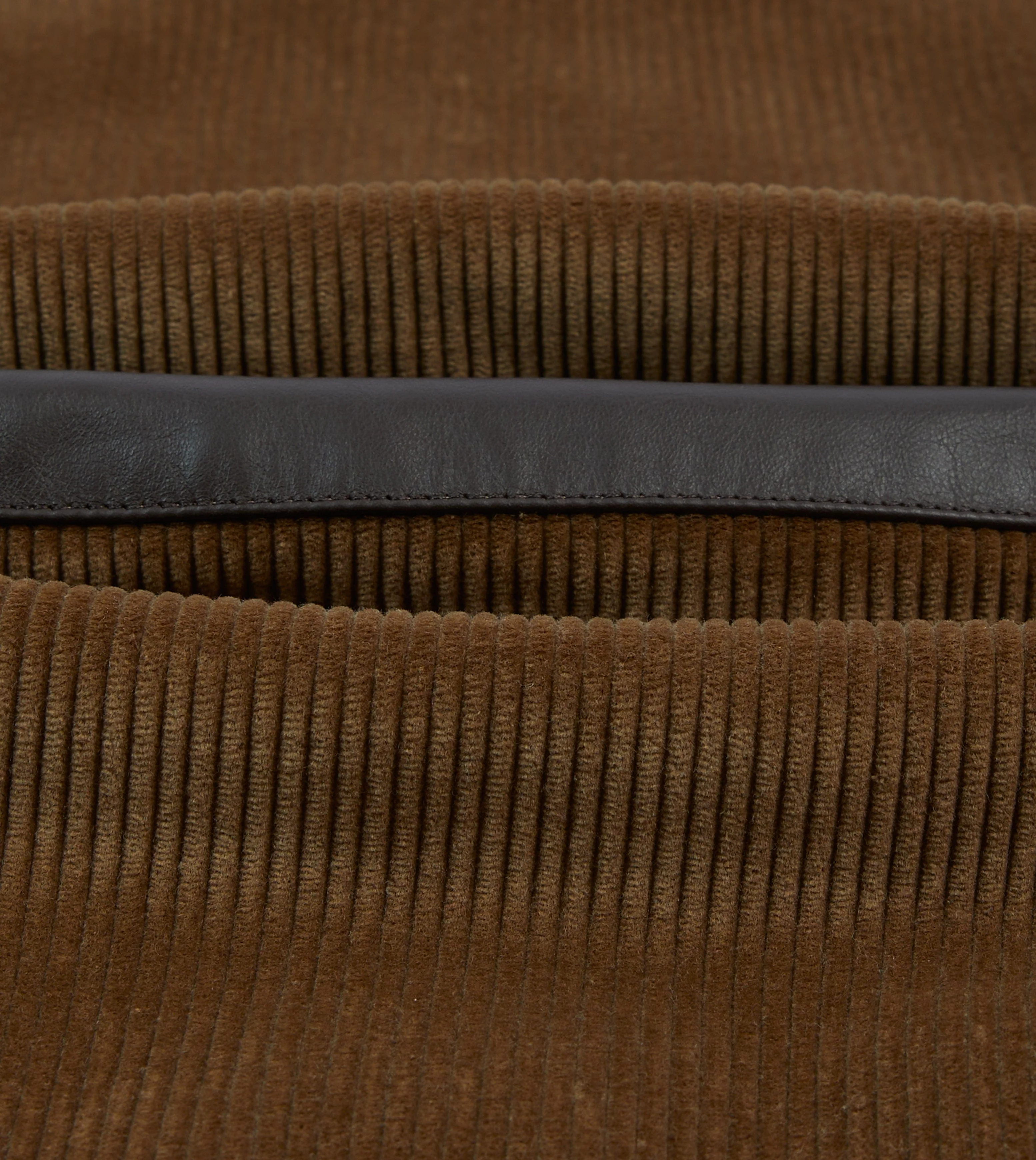 Brown Corduroy Wadded Vest - Image 2