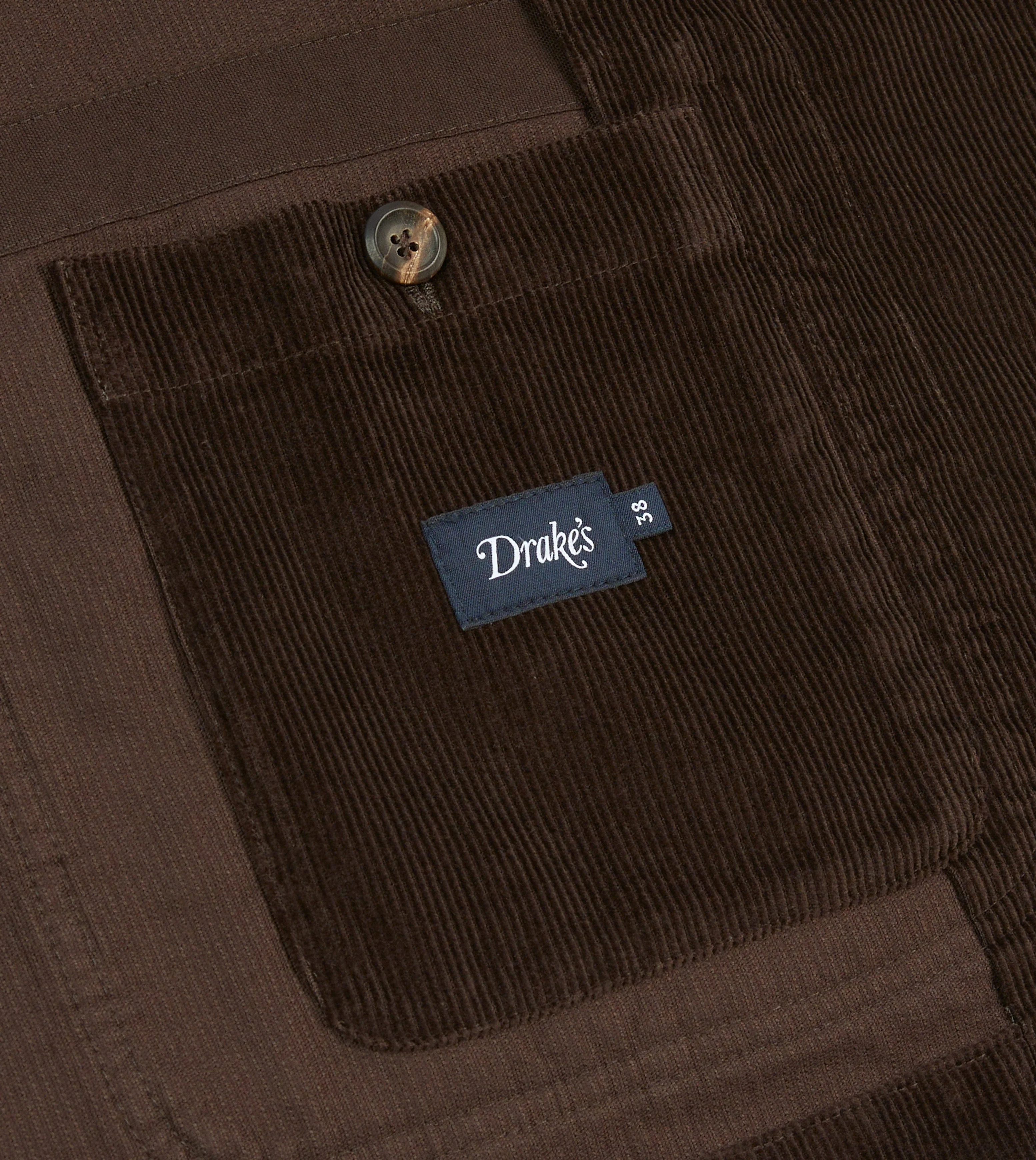 Brown Cotton Corduroy Field Games Blazer - Image 8