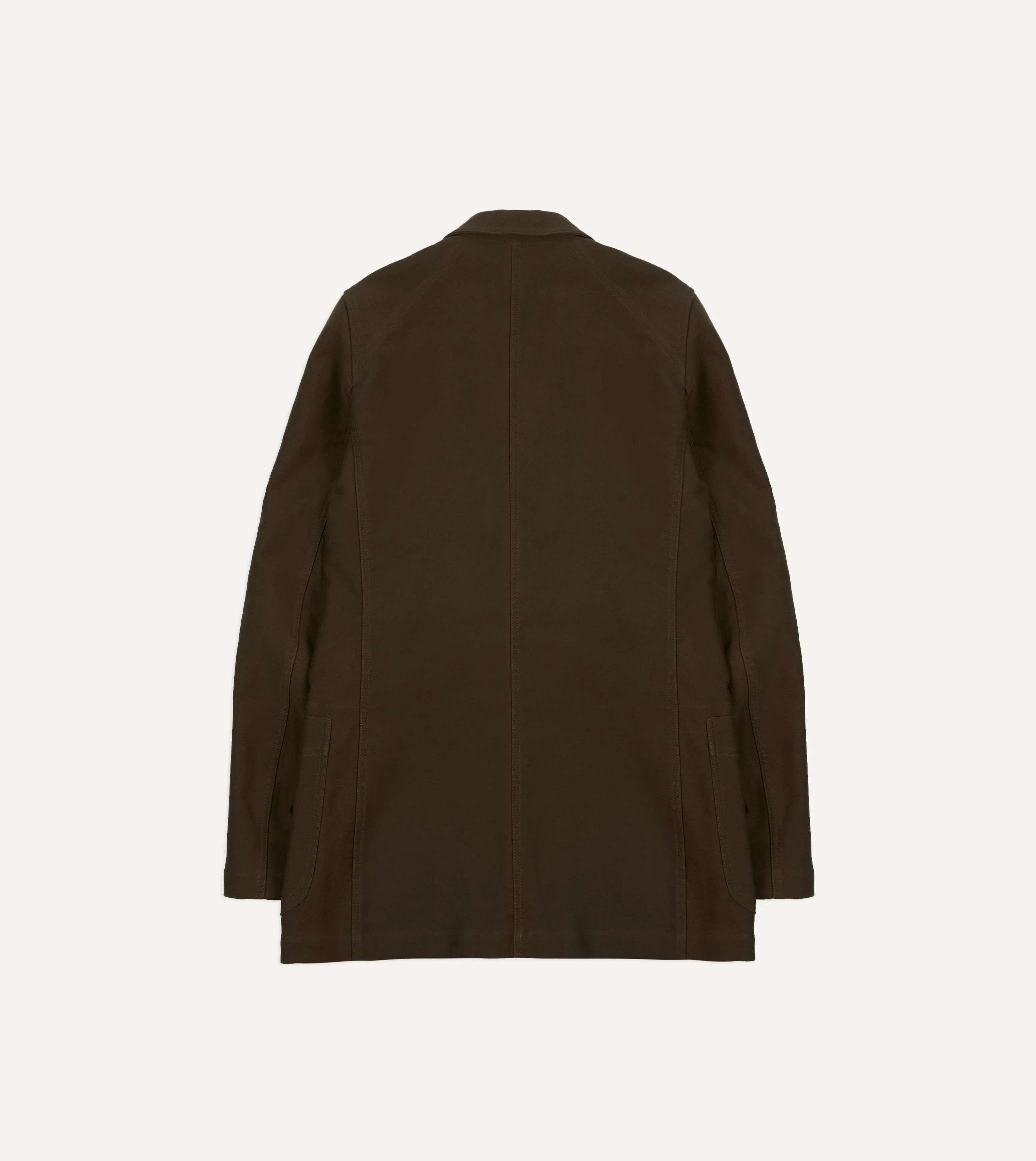 Brown Cotton Twill Western Games Blazer - Image 9