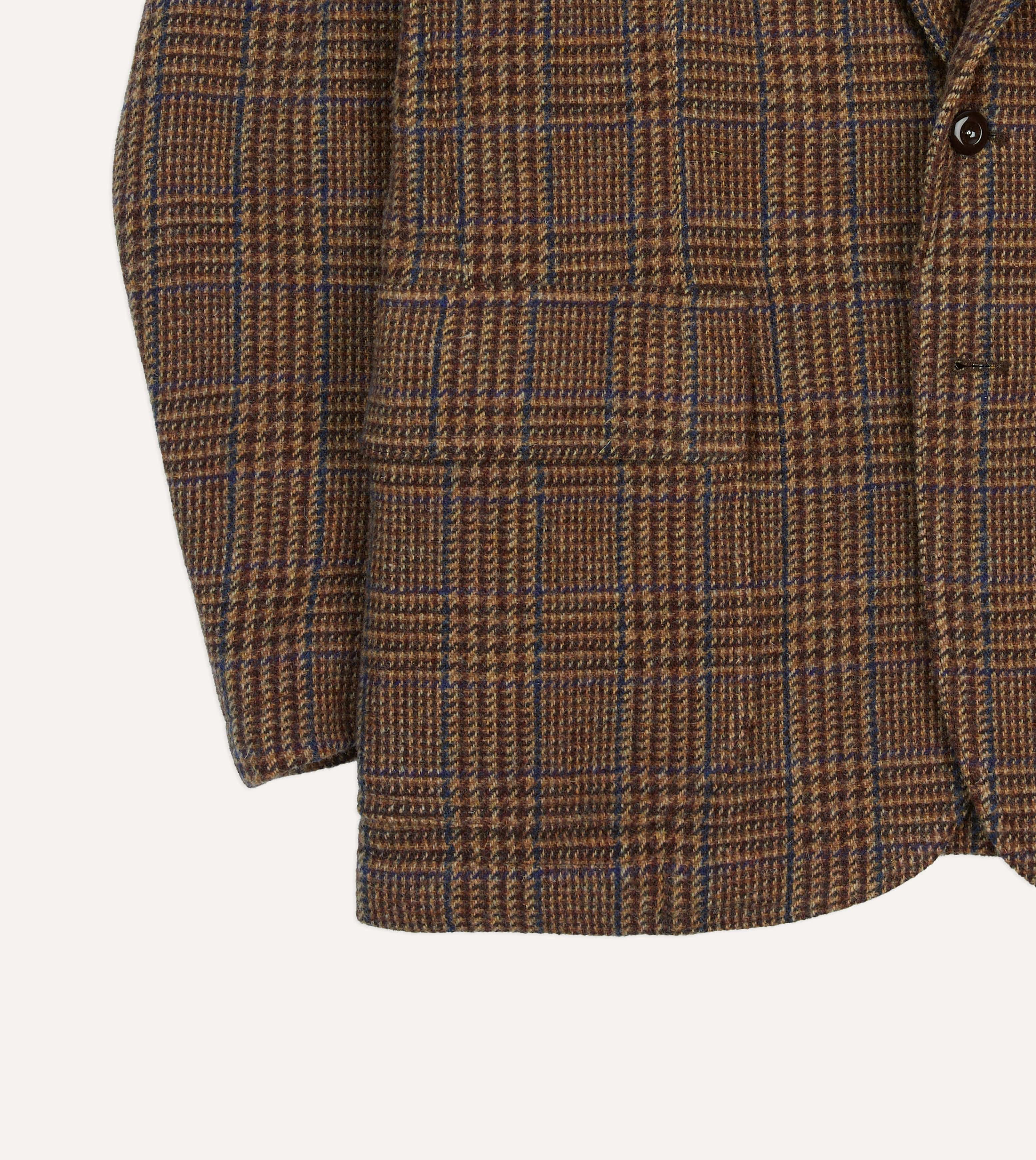 Brown Prince of Wales Check Tweed Games Blazer Mk. VII - Image 6