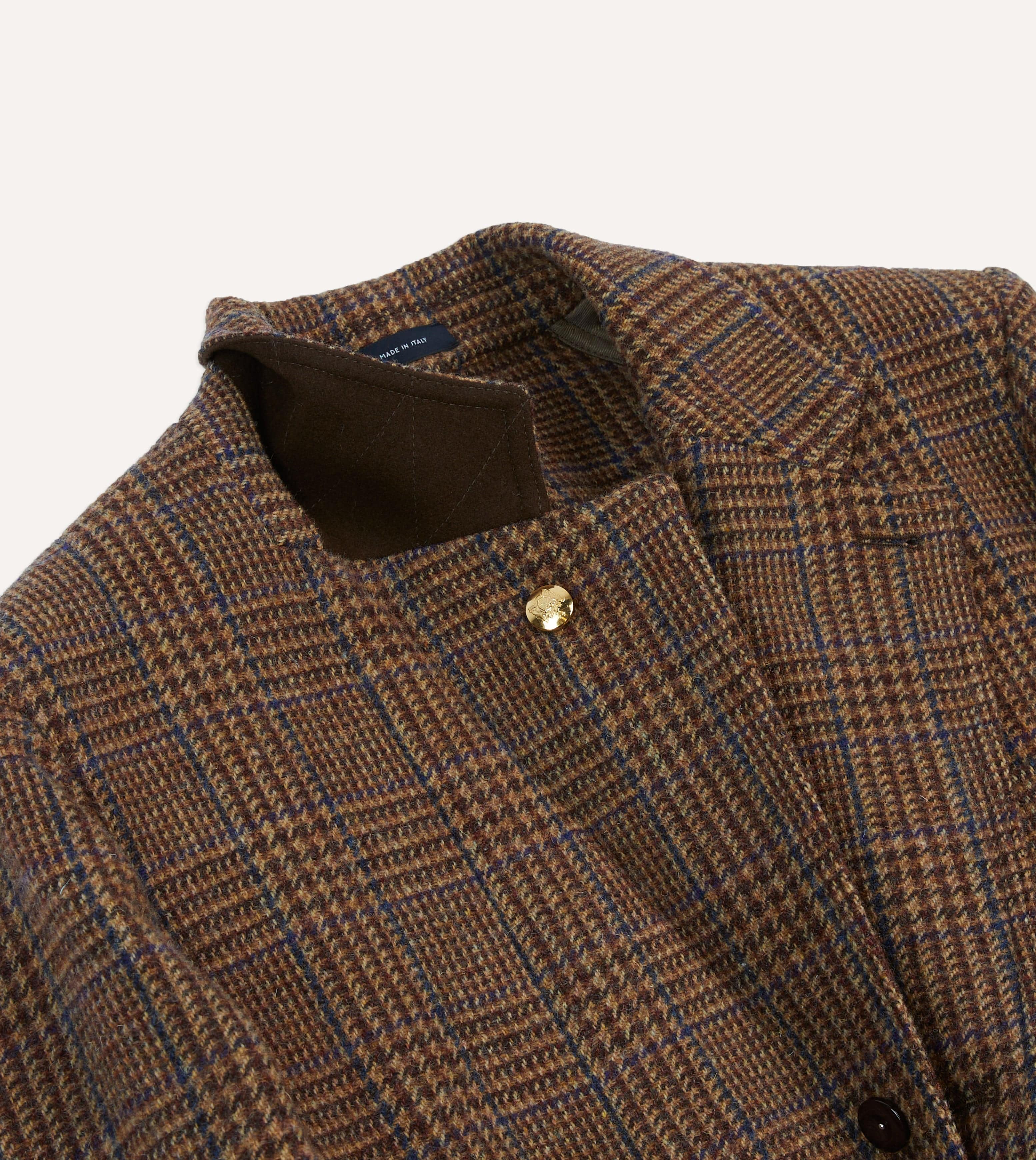 Brown Prince of Wales Check Tweed Games Blazer Mk. VII - Image 7