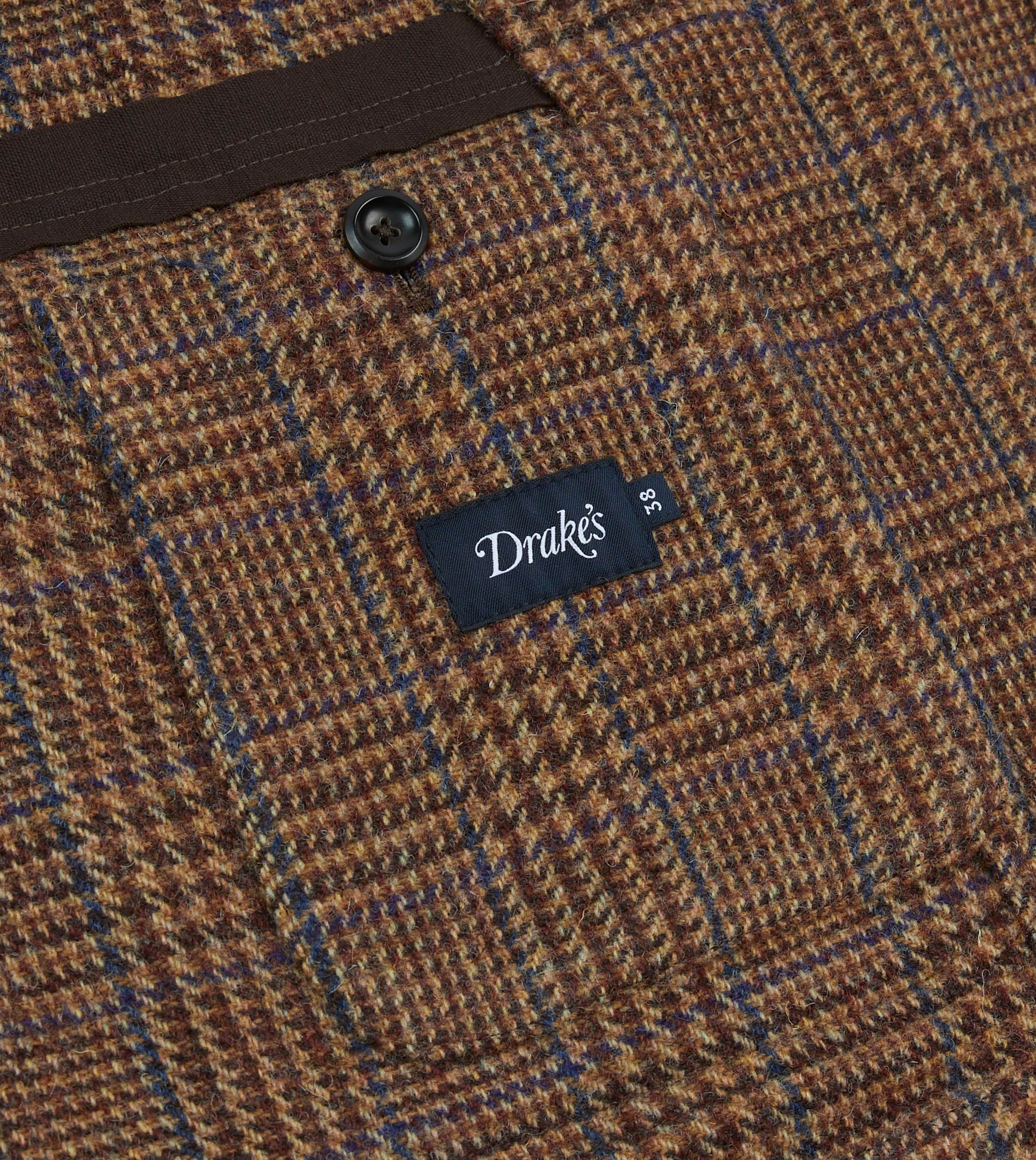 Brown Prince of Wales Check Tweed Games Blazer Mk. VII - Image 8