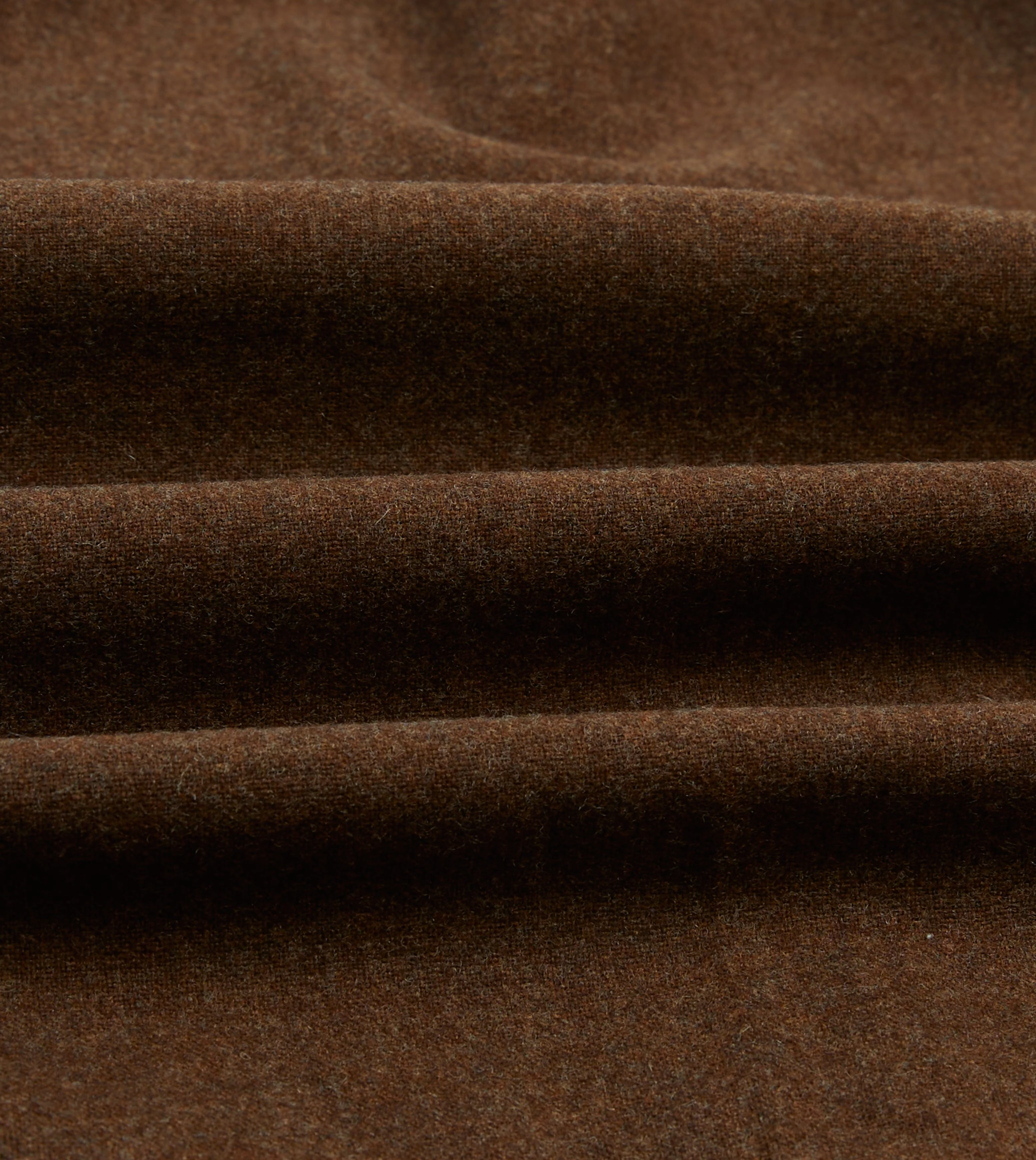 Brown Wool Two-Pocket Work Shirt - Image 2