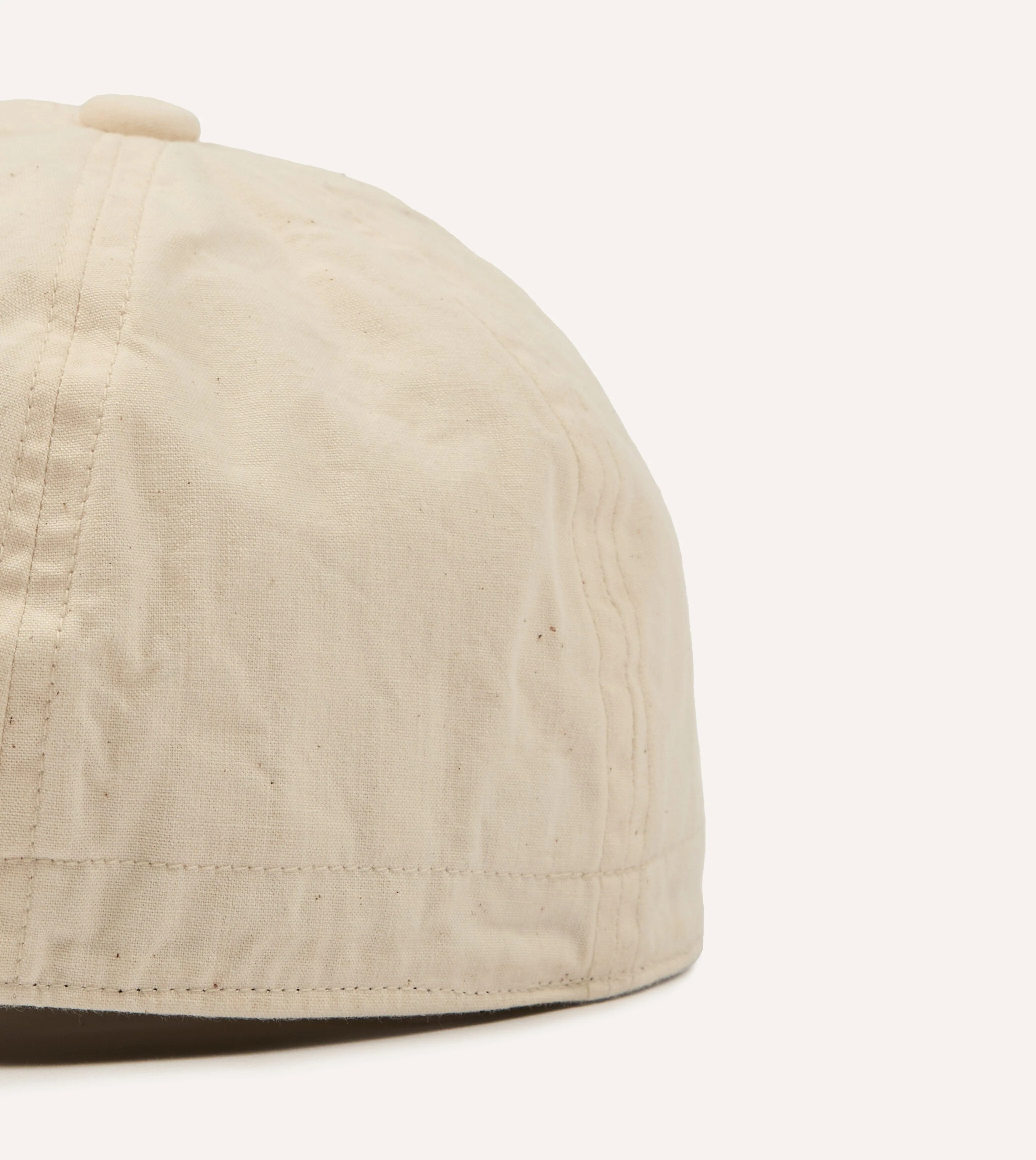 Câbleami Ecru 6oz Chambray Cotton Army Cap - Image 2