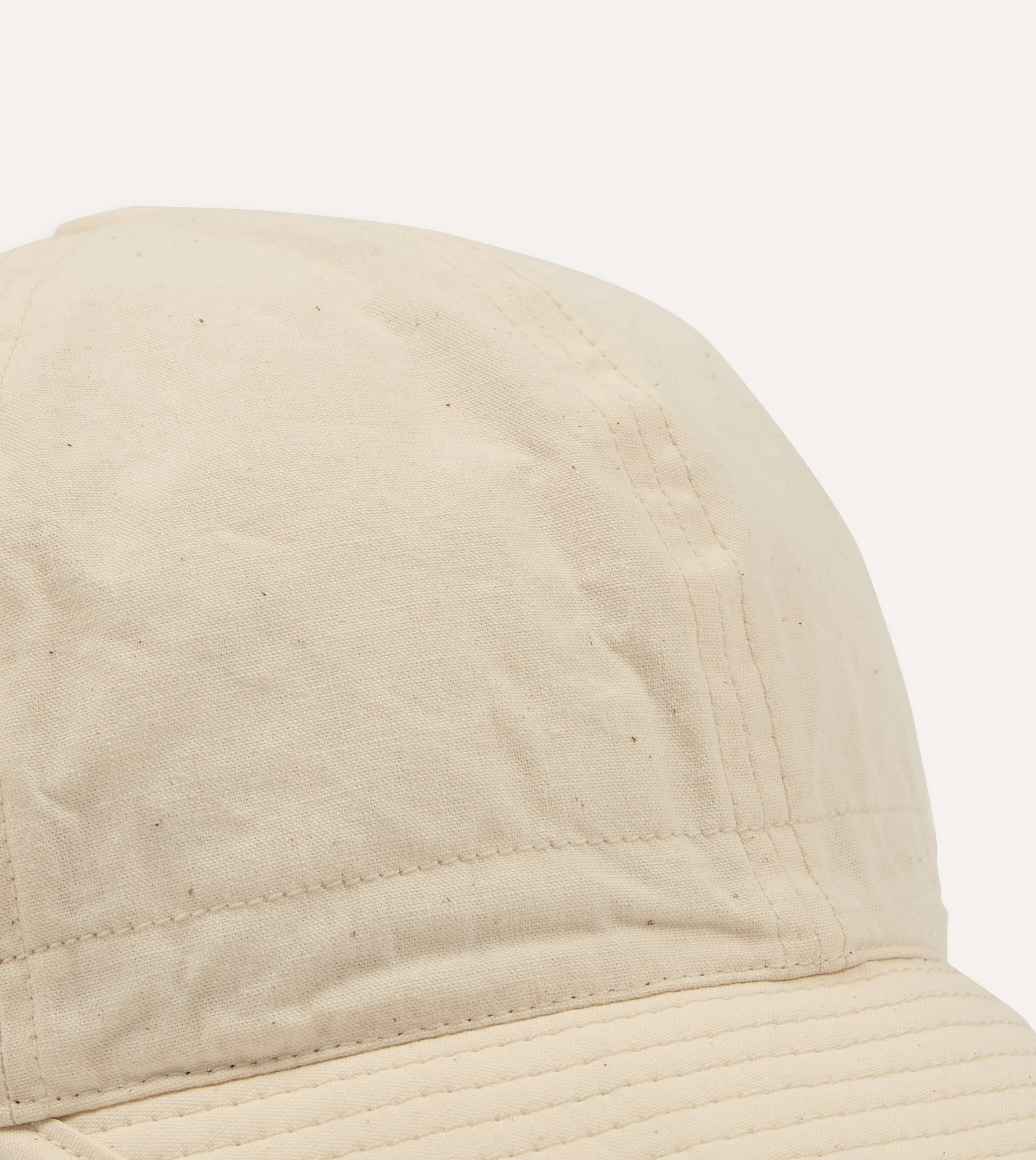 Câbleami Ecru 6oz Chambray Cotton Army Cap - Image 3