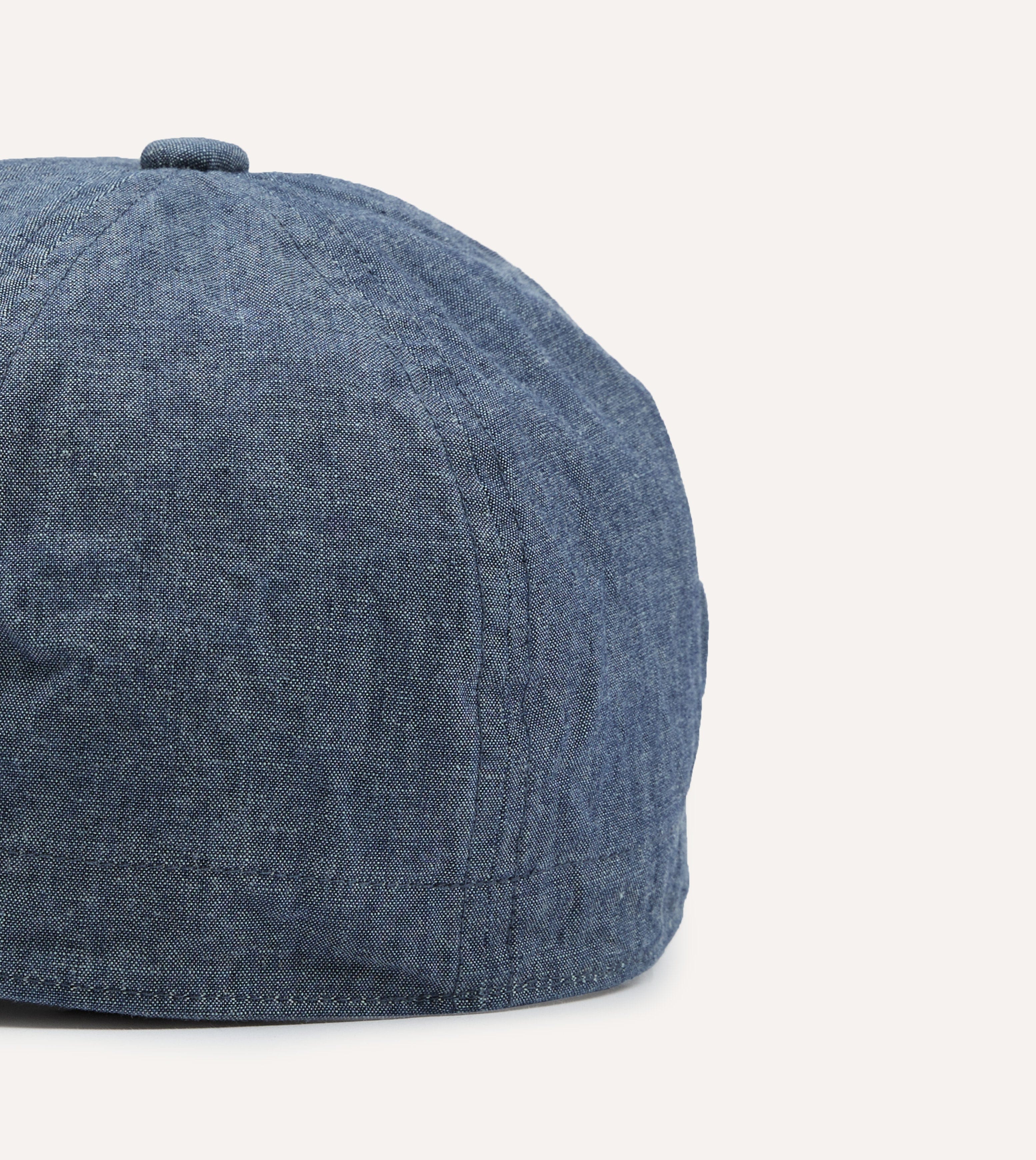 Câbleami Indigo 6oz Chambray Cotton Army Cap - Image 2