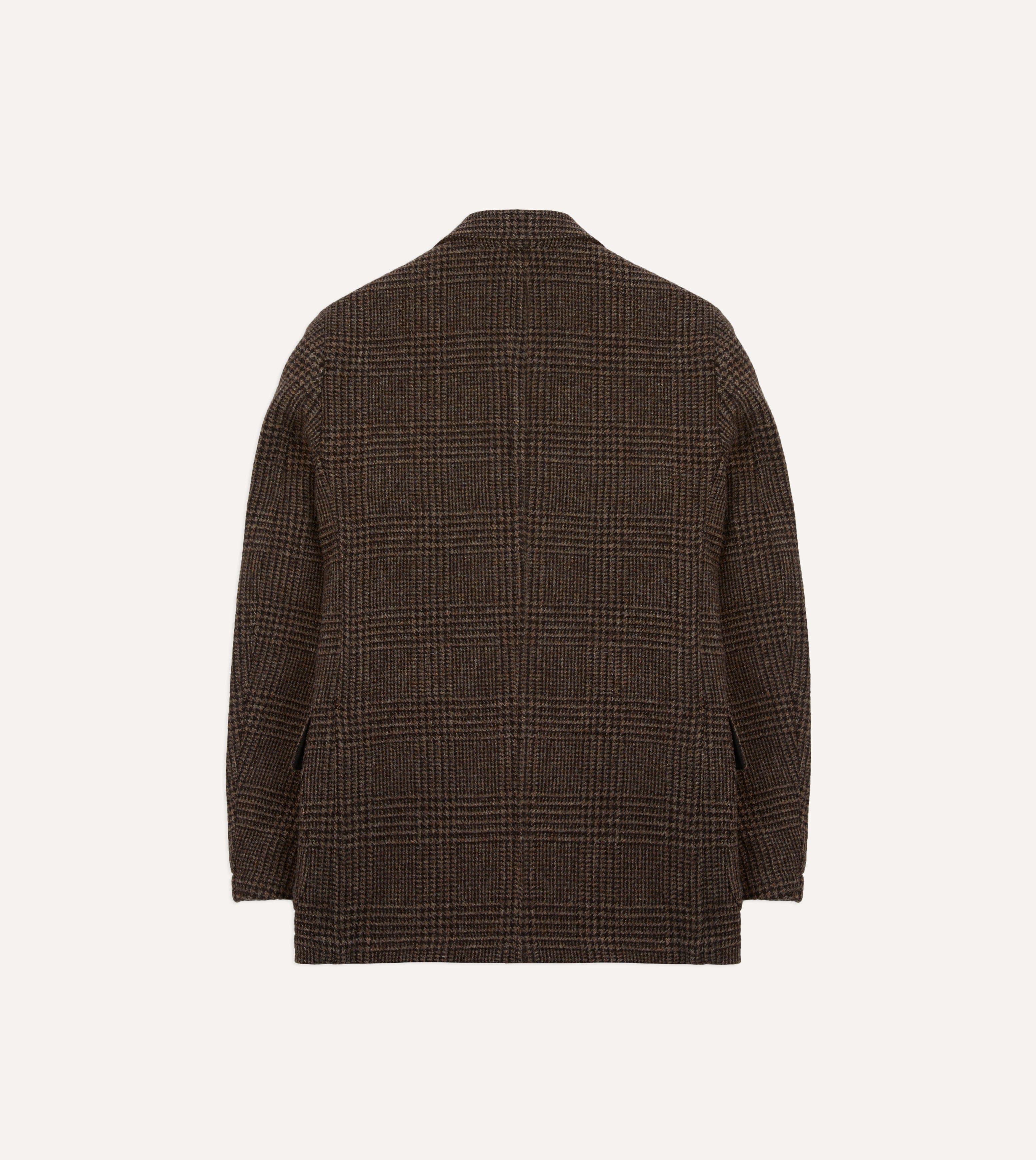 Dark Brown Prince of Wales Check Tweed Games Blazer Mk. VII - Image 9