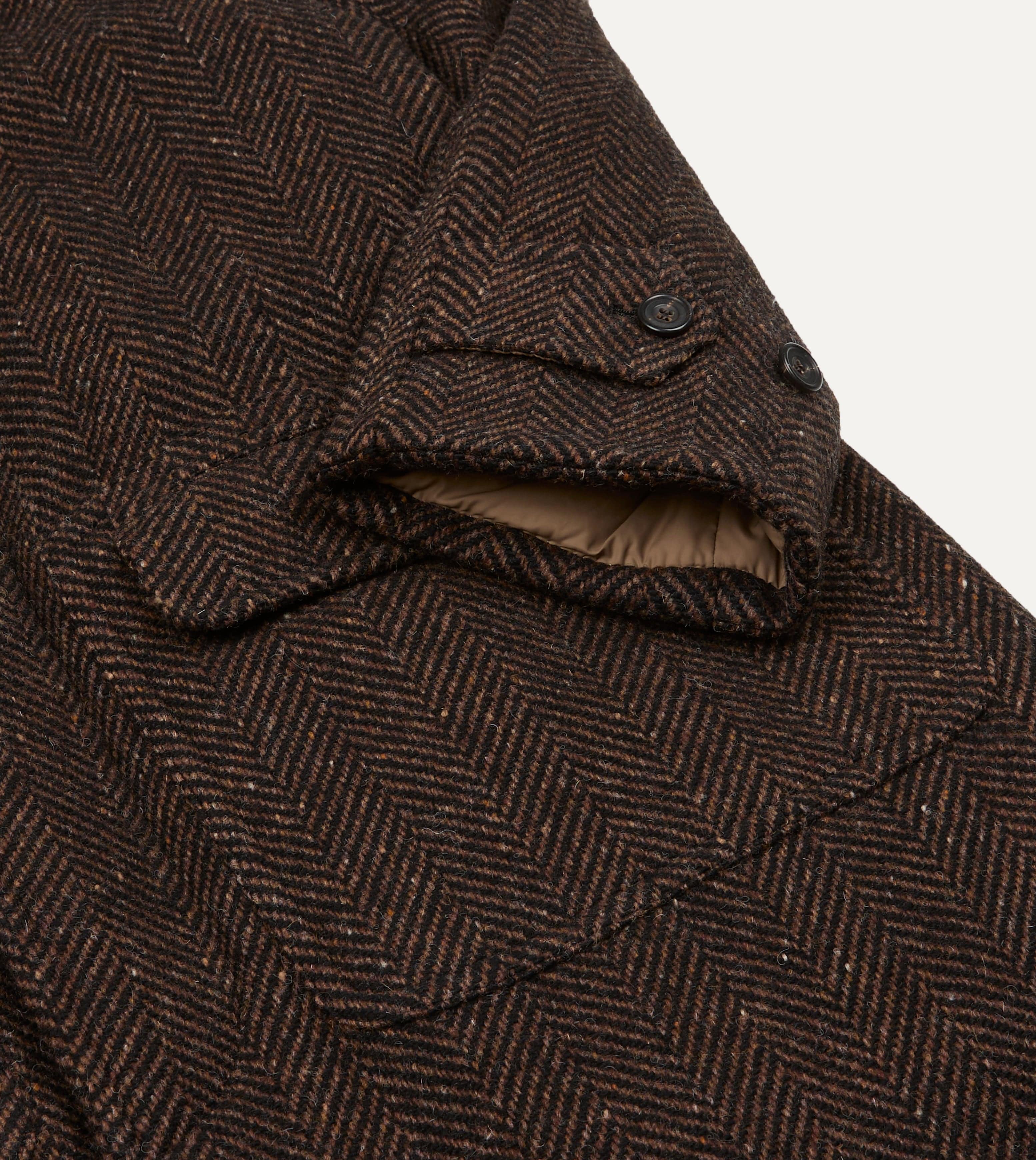 Drake's by Nanga Quilted Raglan Coat - Image 4
