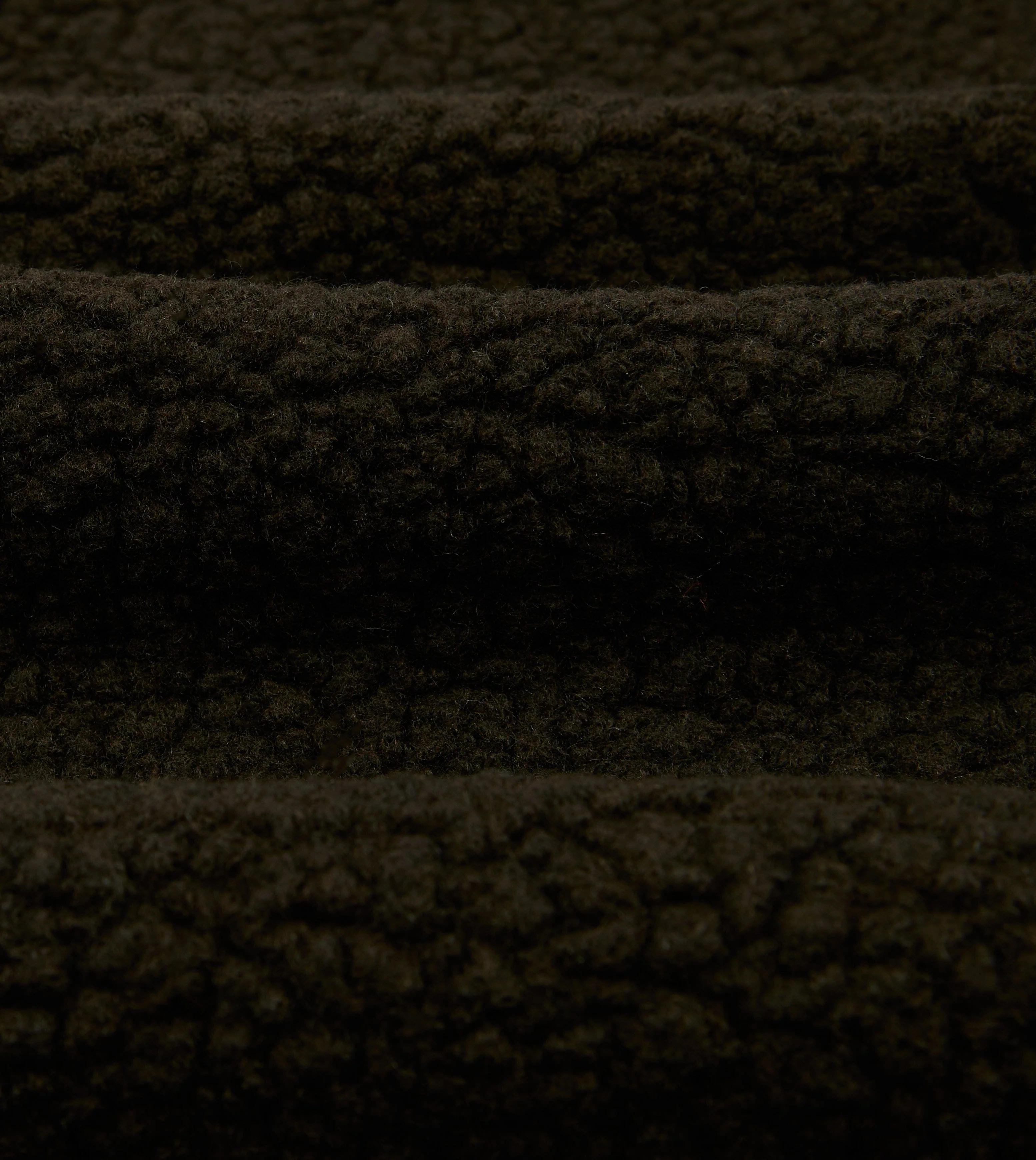 Drake's by A. Levine Boucle Wool Half-Zip Fleece Jacket - Image 2