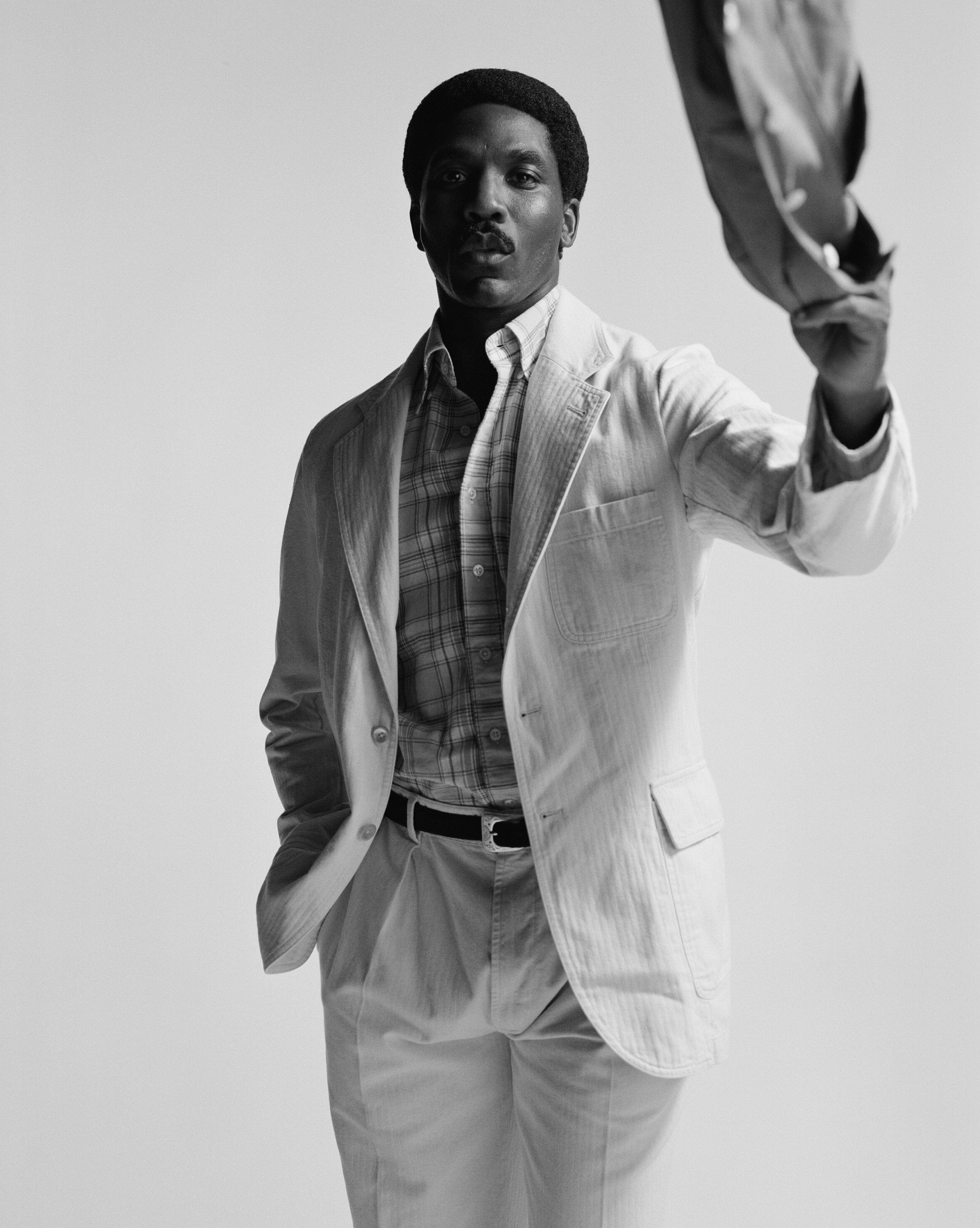 Ecru Herringbone Twill Cotton Games Blazer Mk. I - Image 10