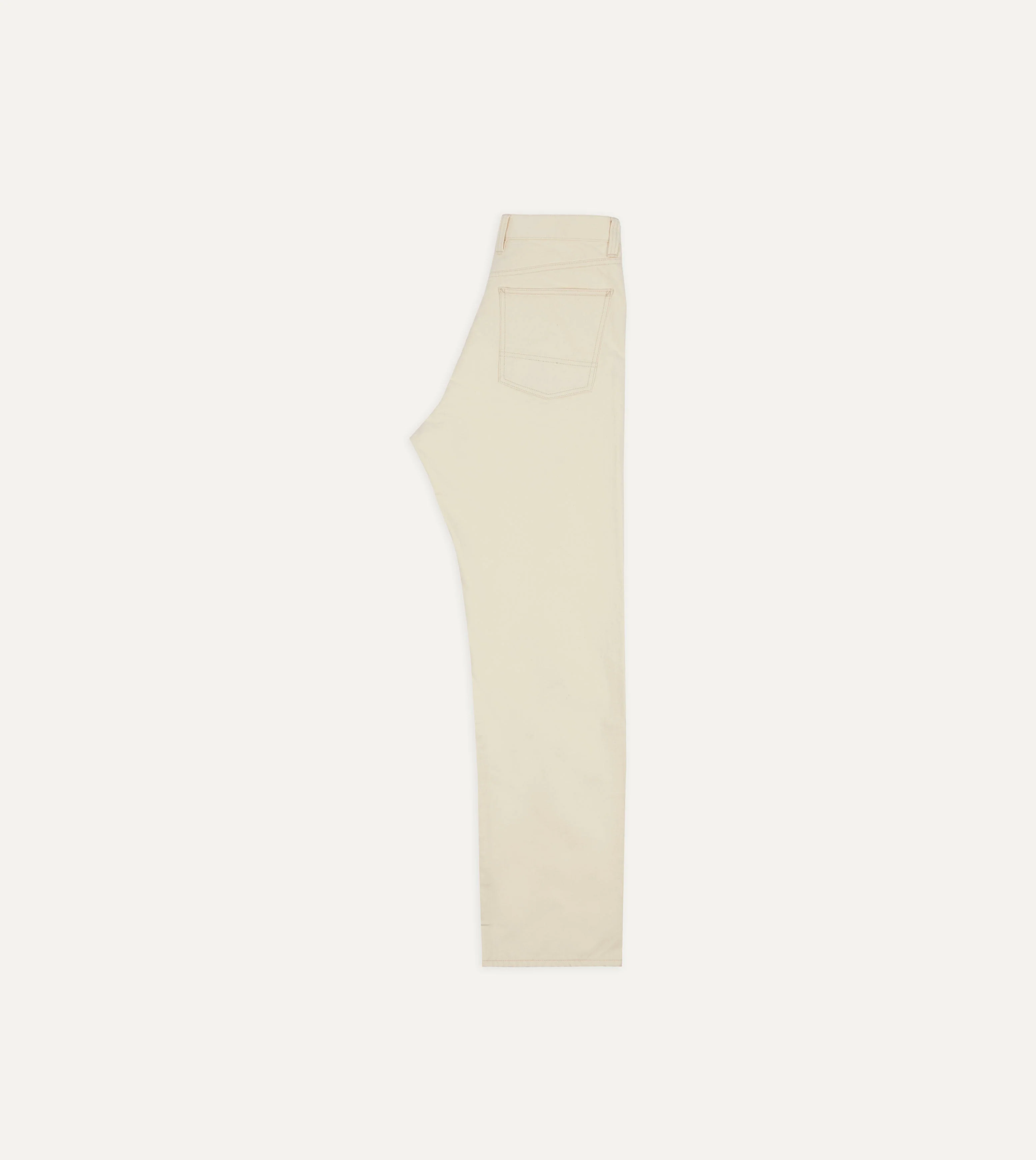Ecru Military Satin Naval Pant - Image 8