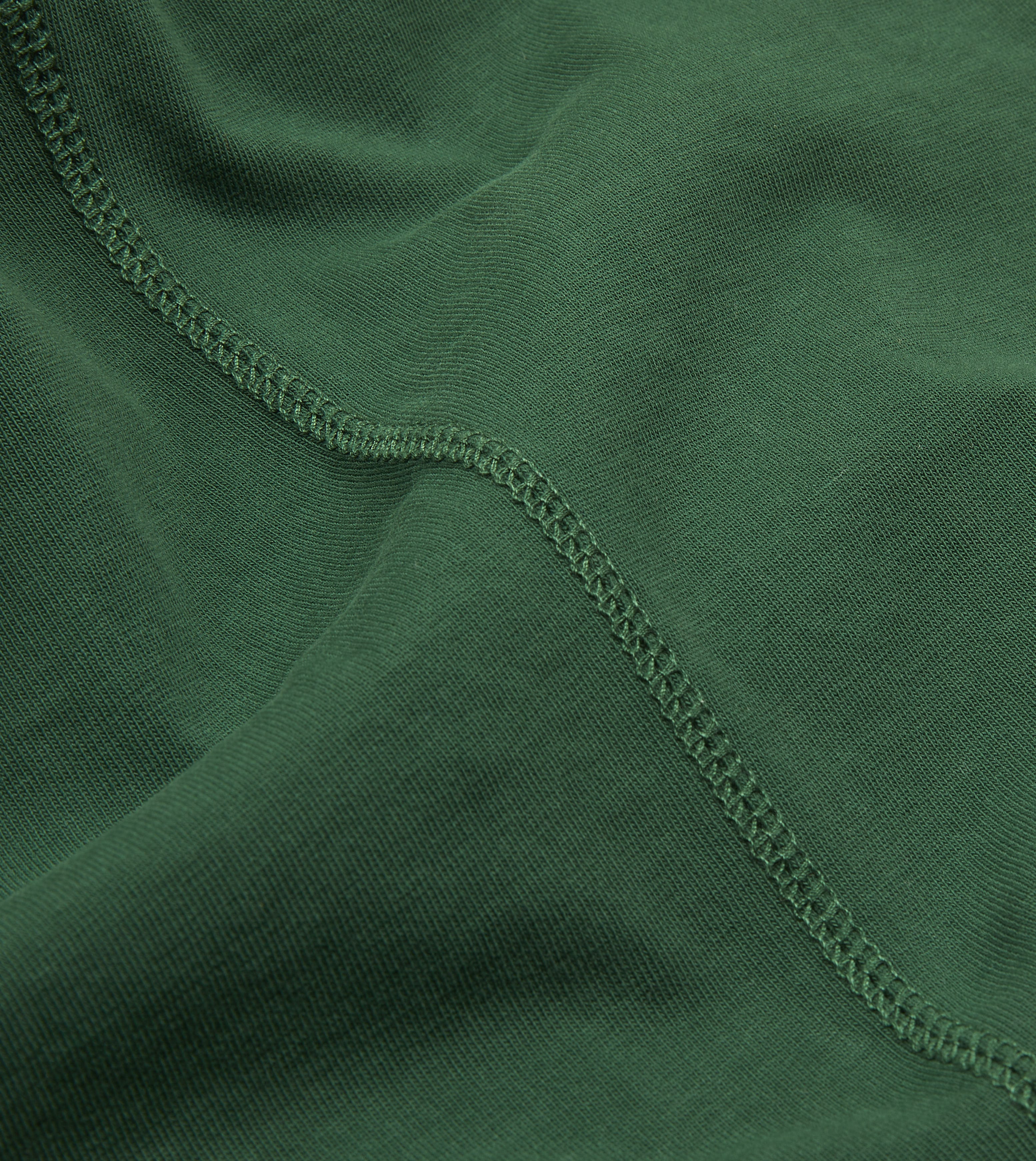 Forest Green Cotton Crew Neck Hiking T-Shirt - Image 5