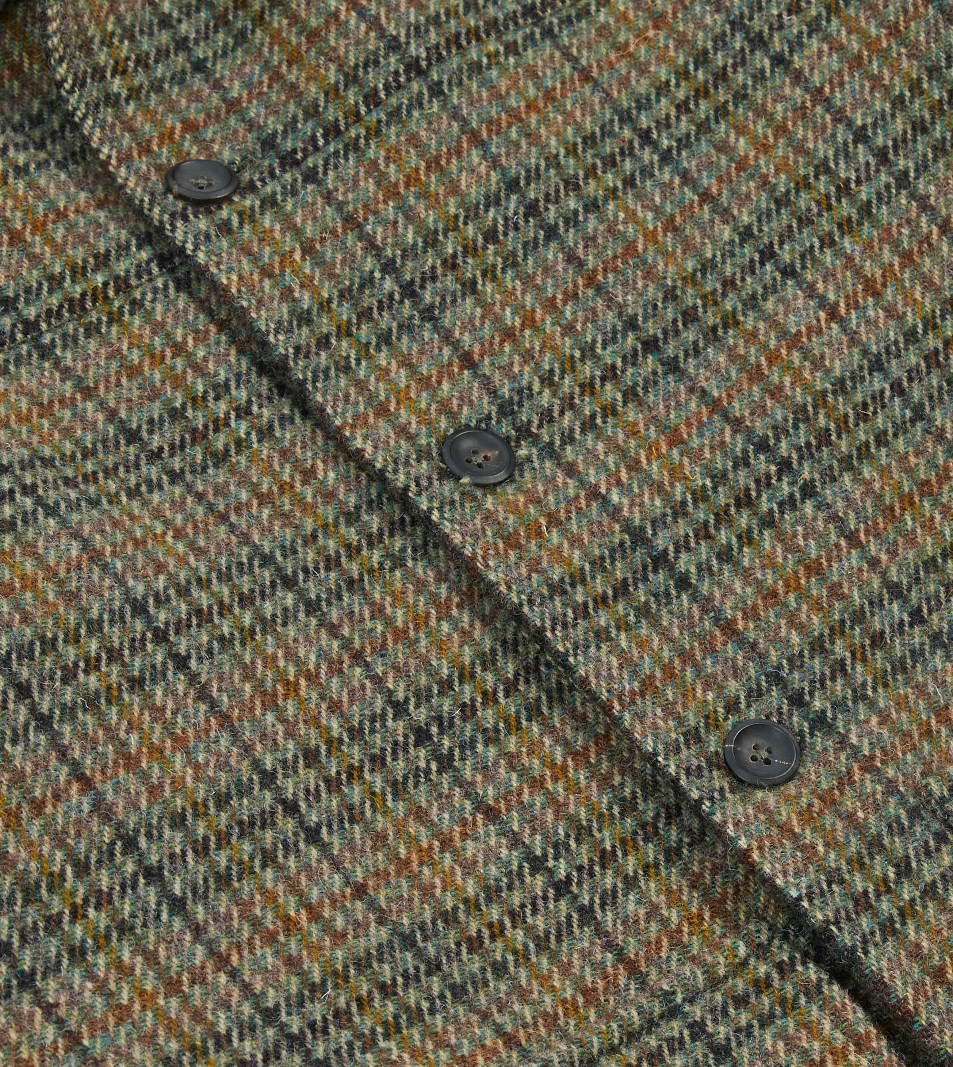 Green Check Tweed Donkey Jacket - Image 5