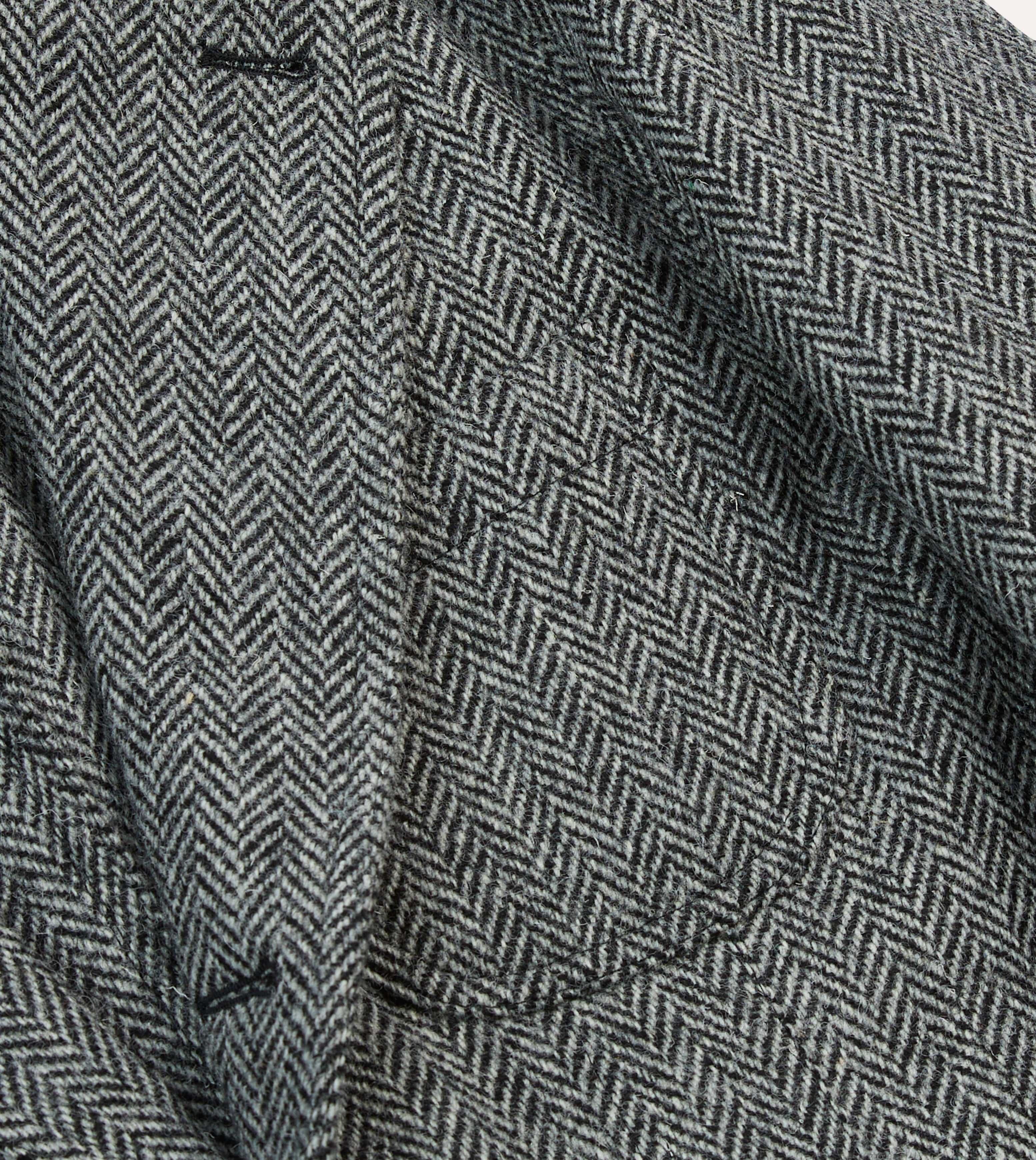Grey Herringbone Harris Tweed Games Blazer Mk. VII - Image 5