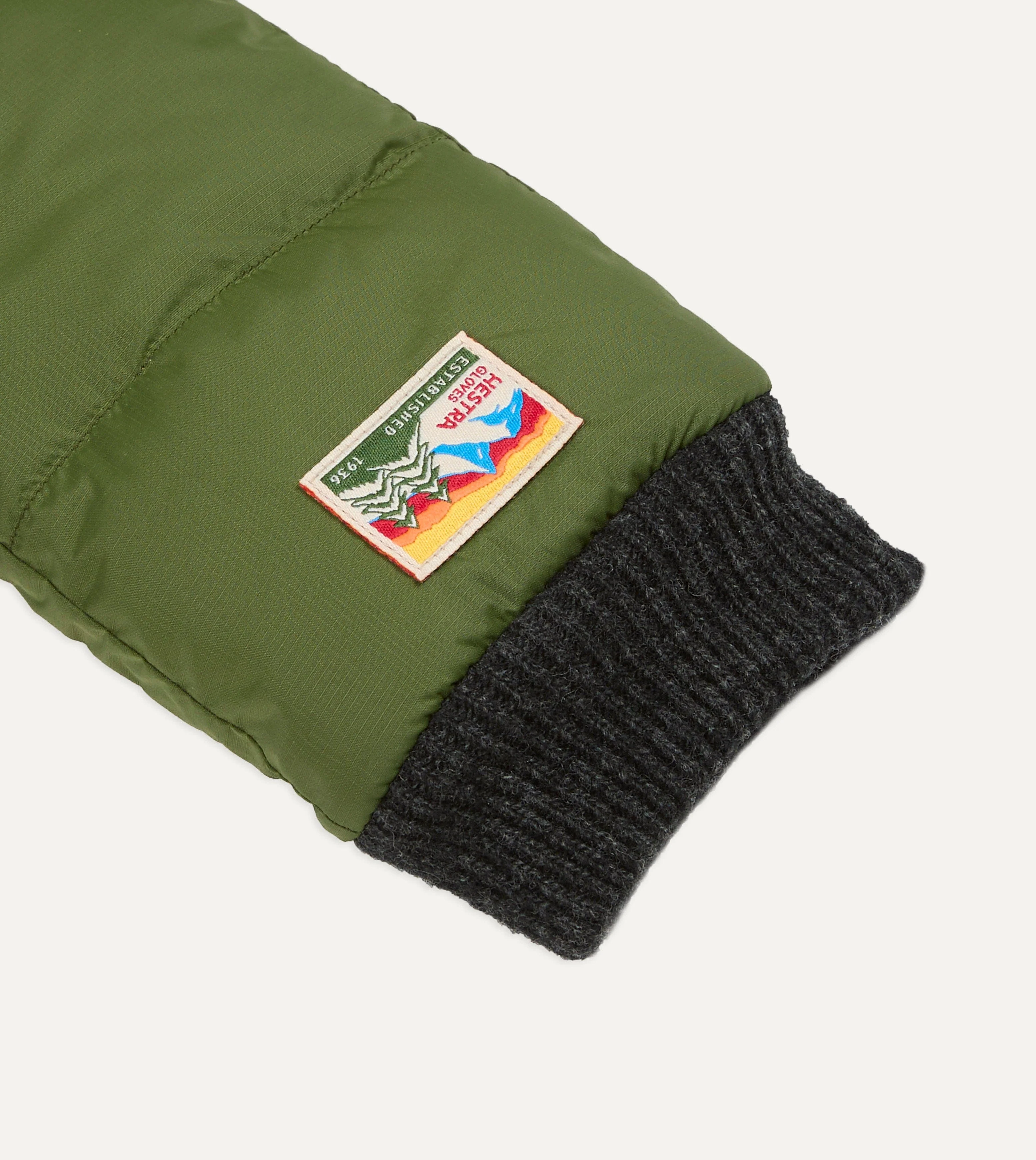 Hestra Dark Green Otra Mitten - Image 2