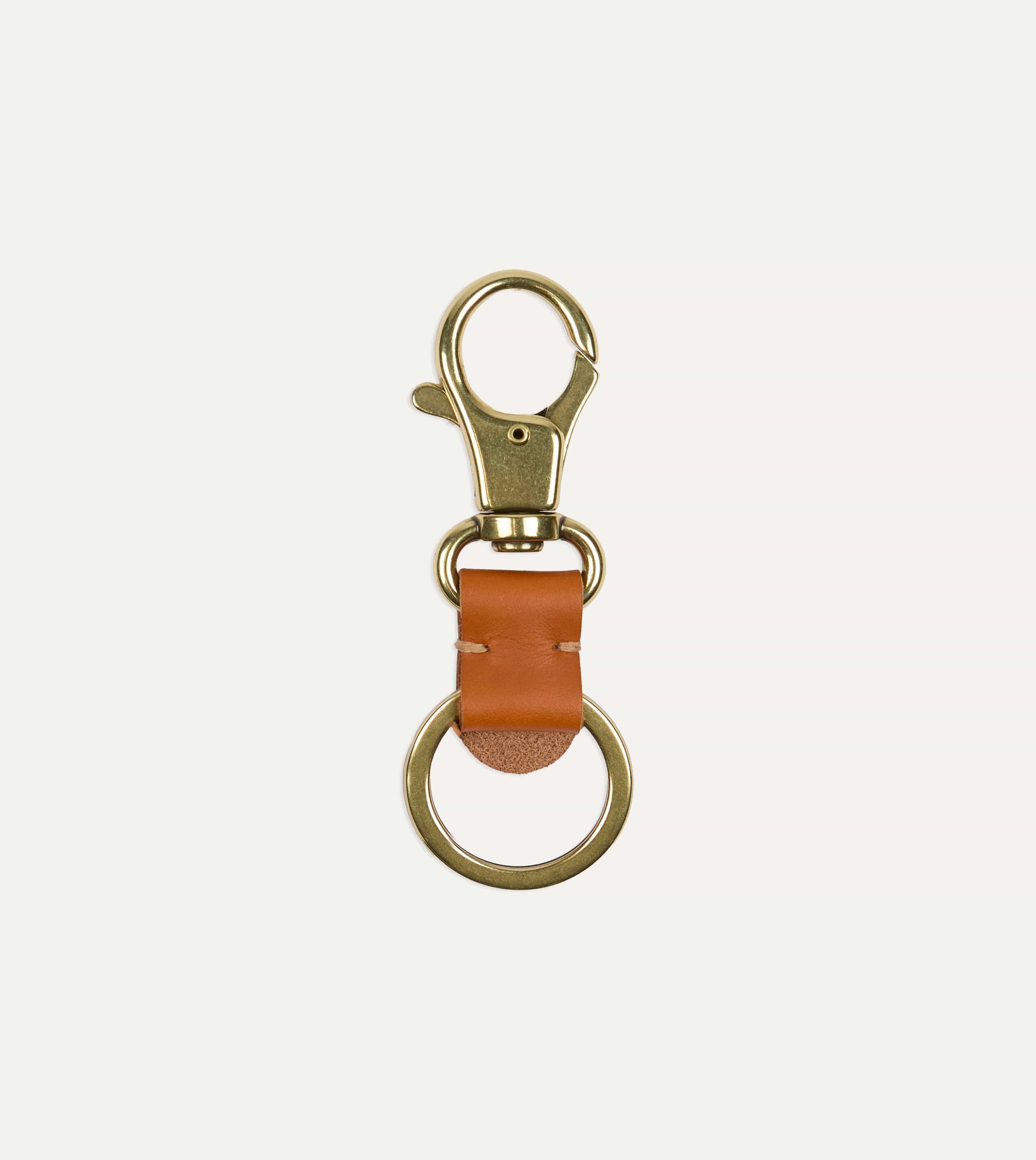 Il Bisonte Leather Key Clip - Image 2