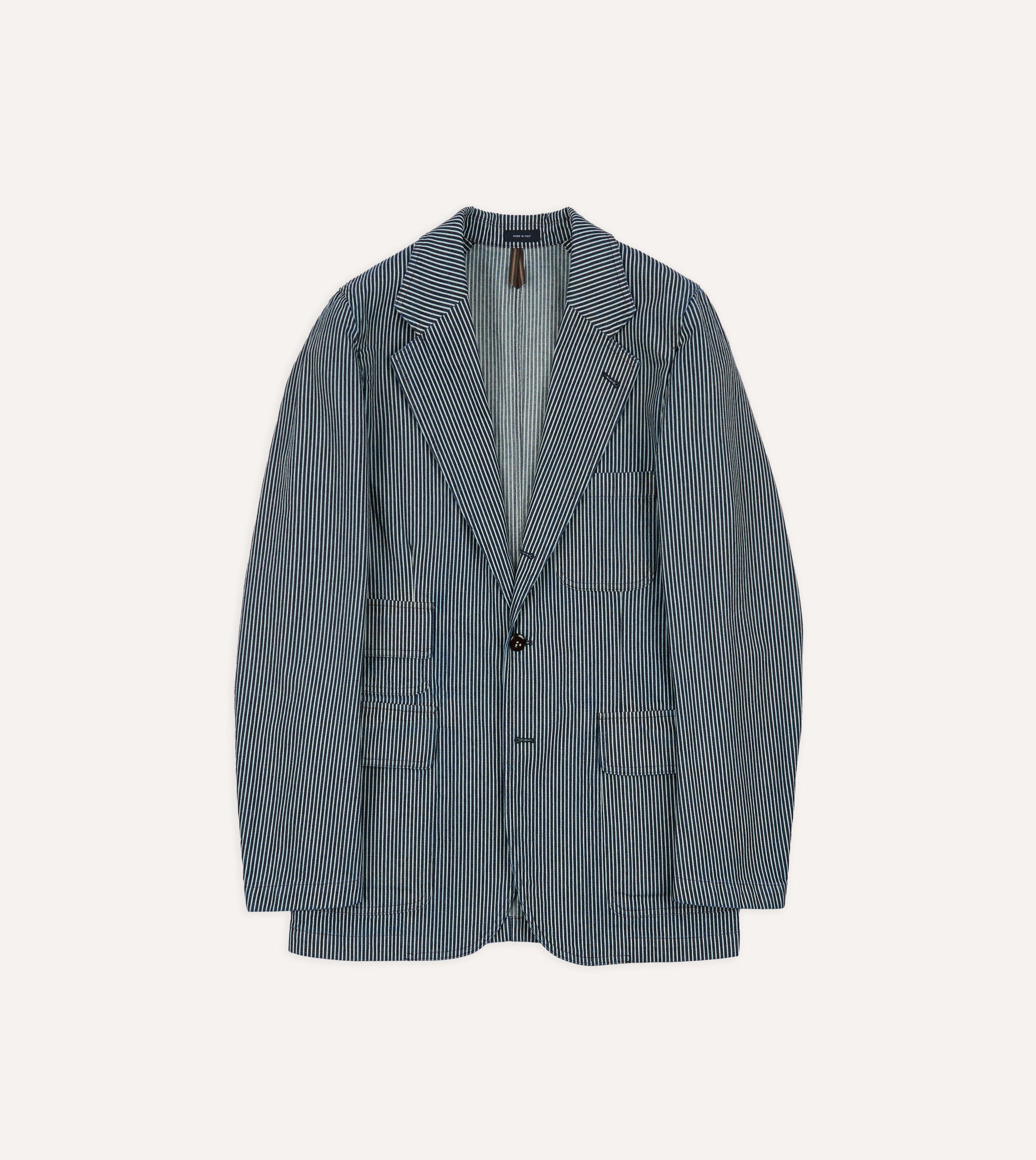 Indigo Hickory Stripe Games Blazer Mk. IV - Image 2