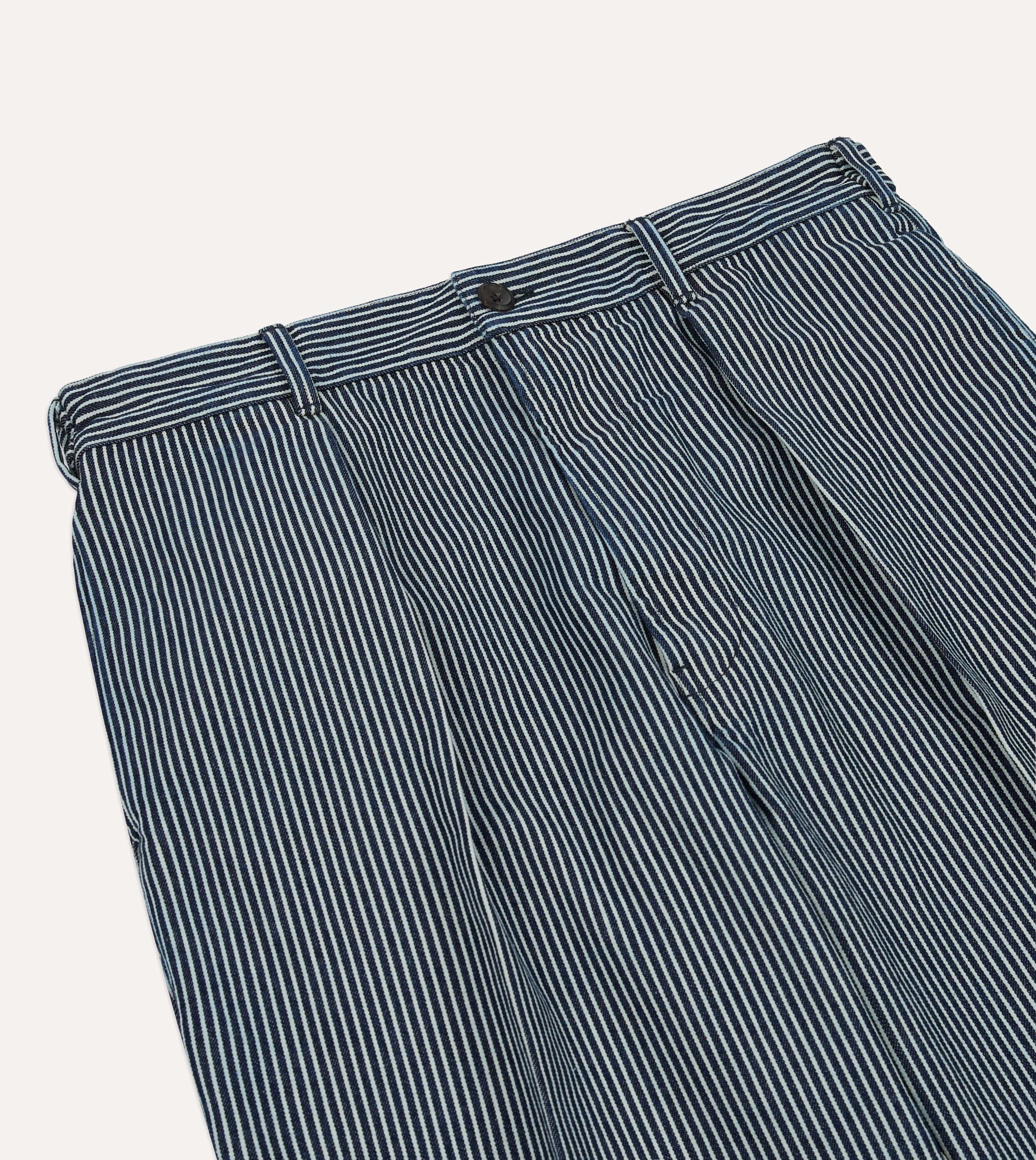 Indigo Hickory Stripe Games Trouser - Image 4