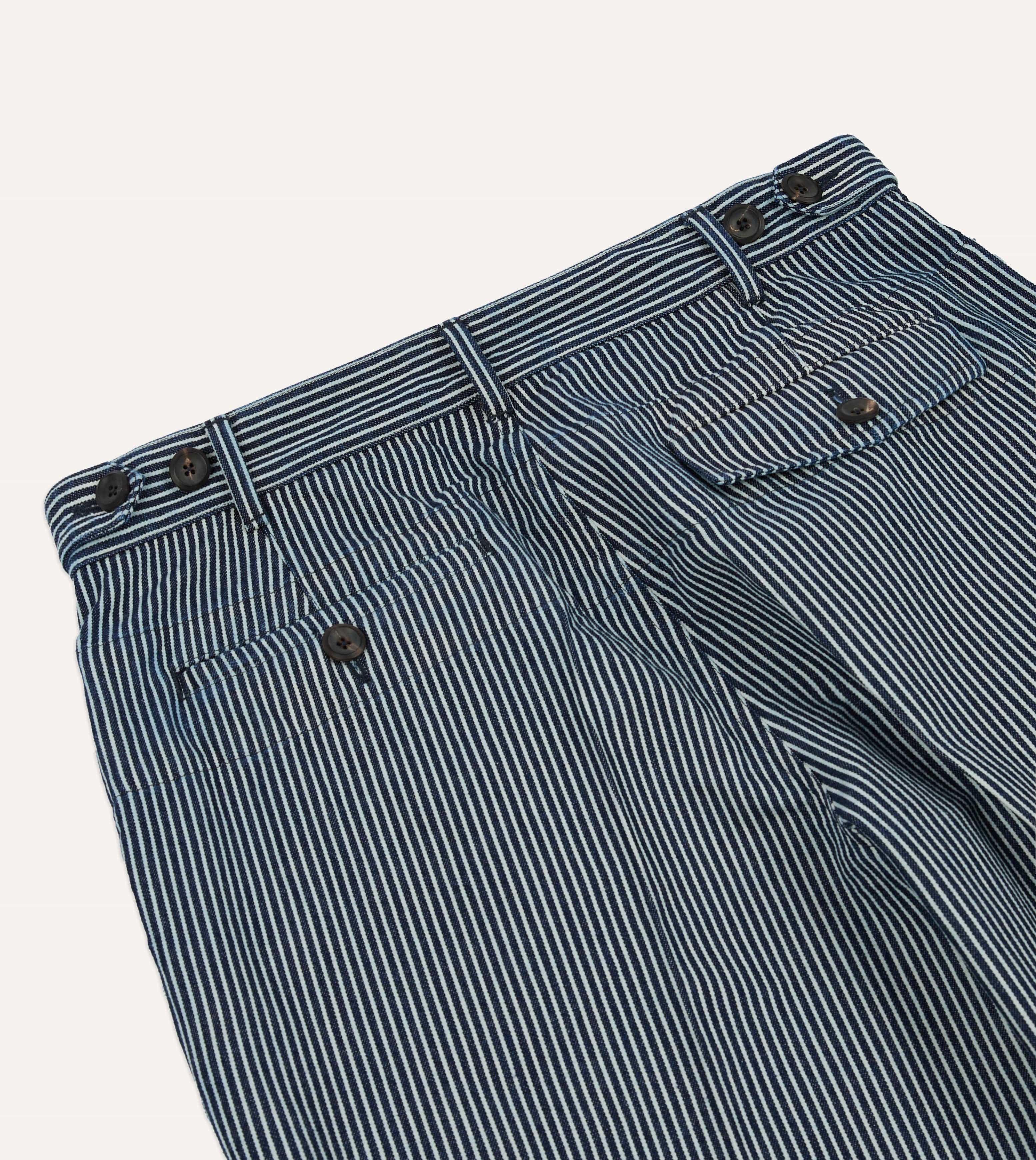 Indigo Hickory Stripe Games Trouser - Image 5