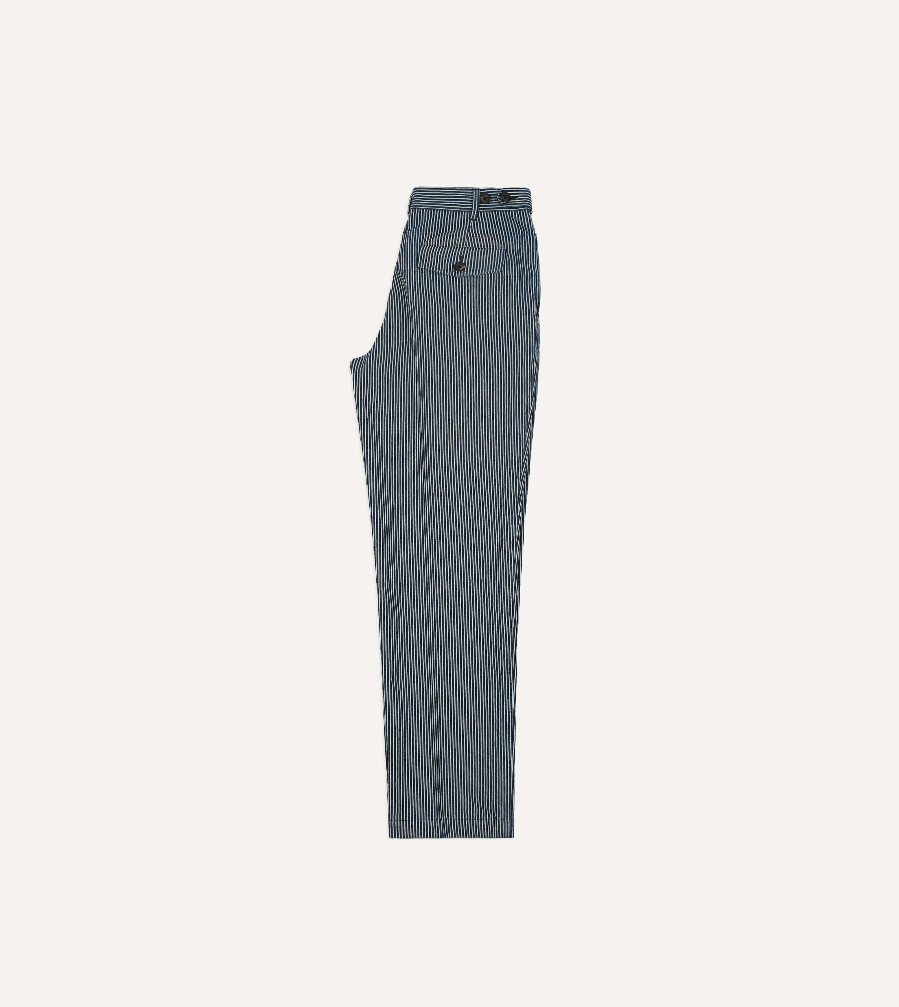 Indigo Hickory Stripe Games Trouser - Image 6