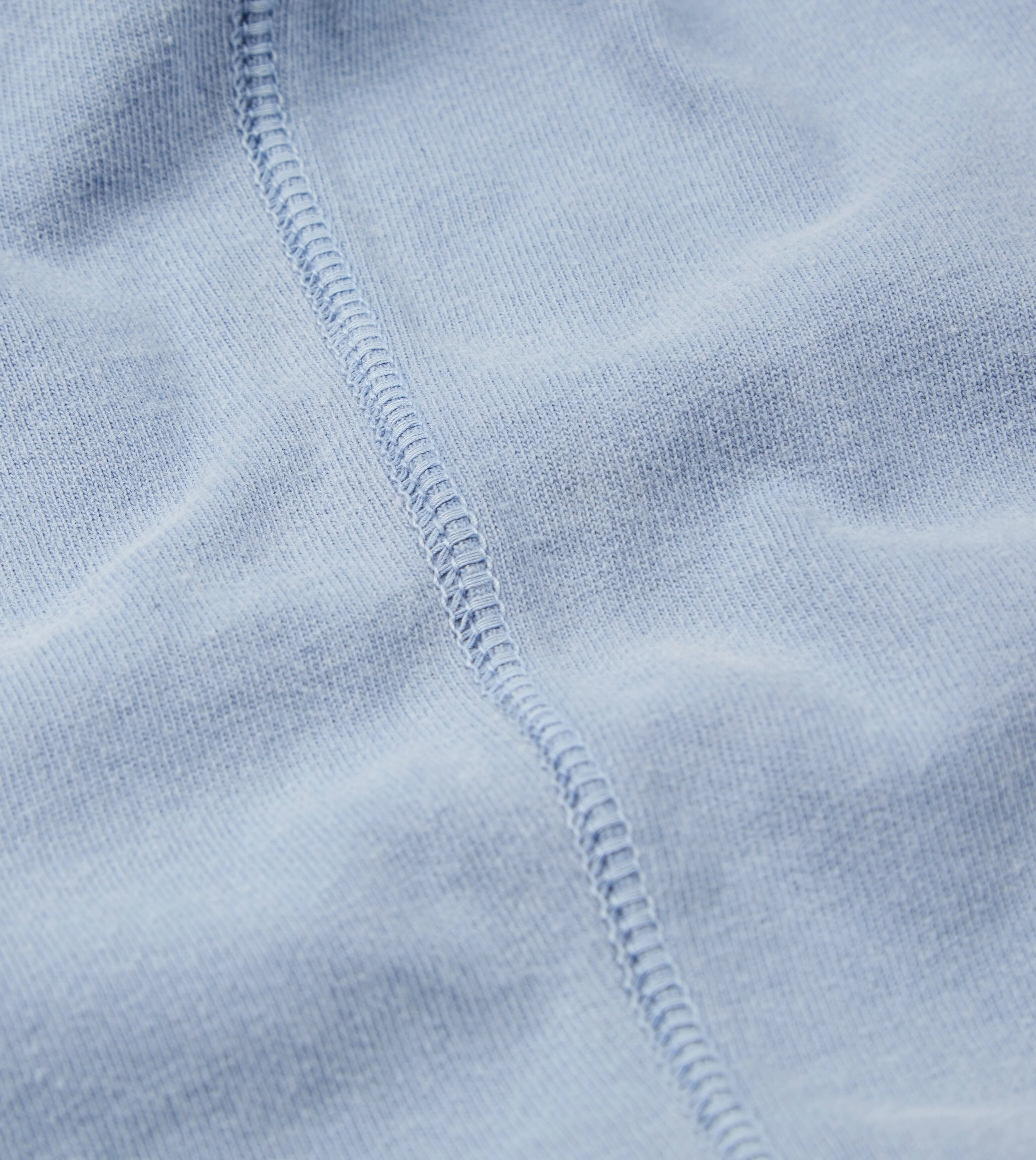 Light Indigo Cotton Crew Neck Hiking T-Shirt - Image 5