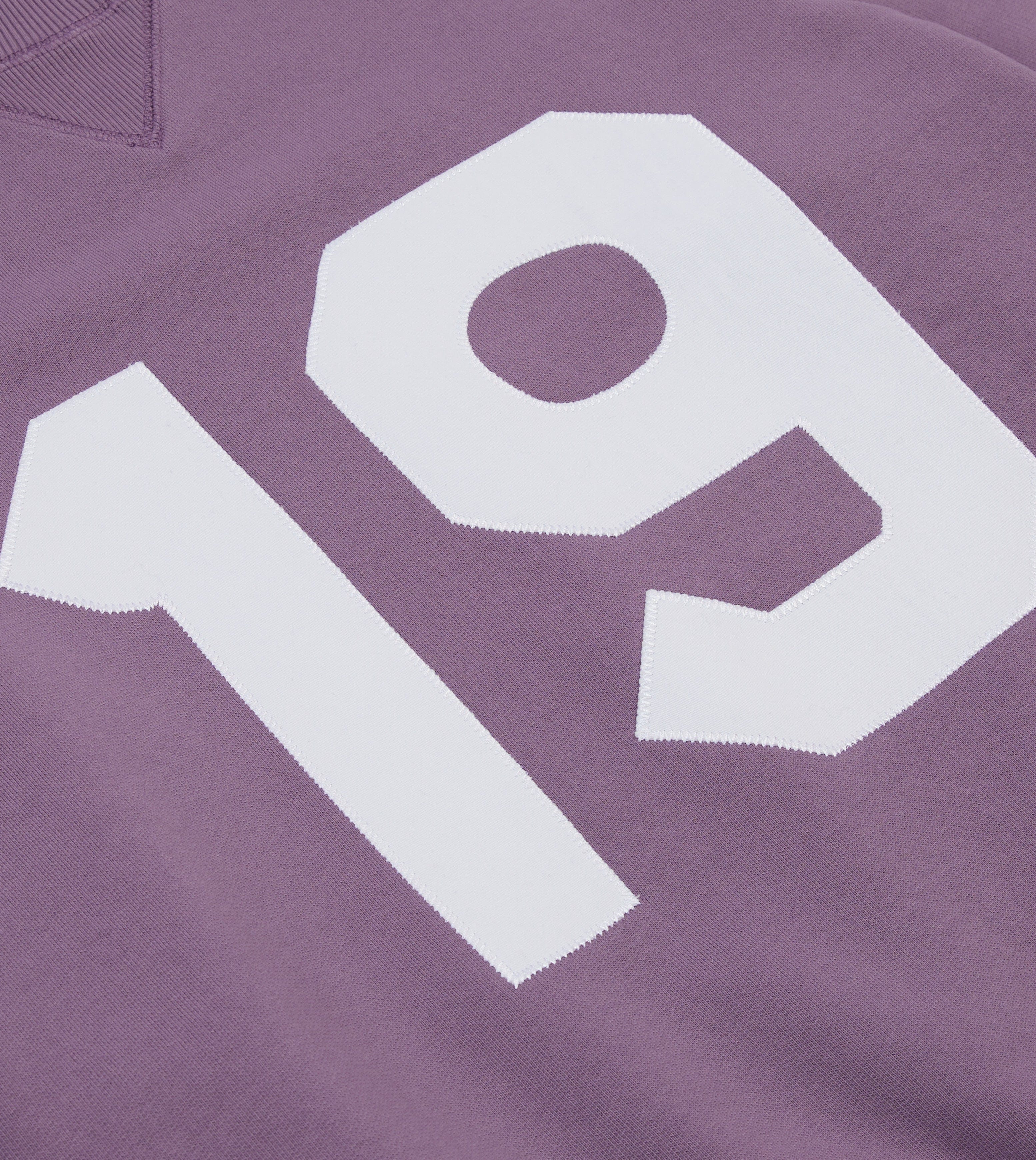 Lilac ‘1977’ Appliqué Cotton Sweatshirt - Image 6