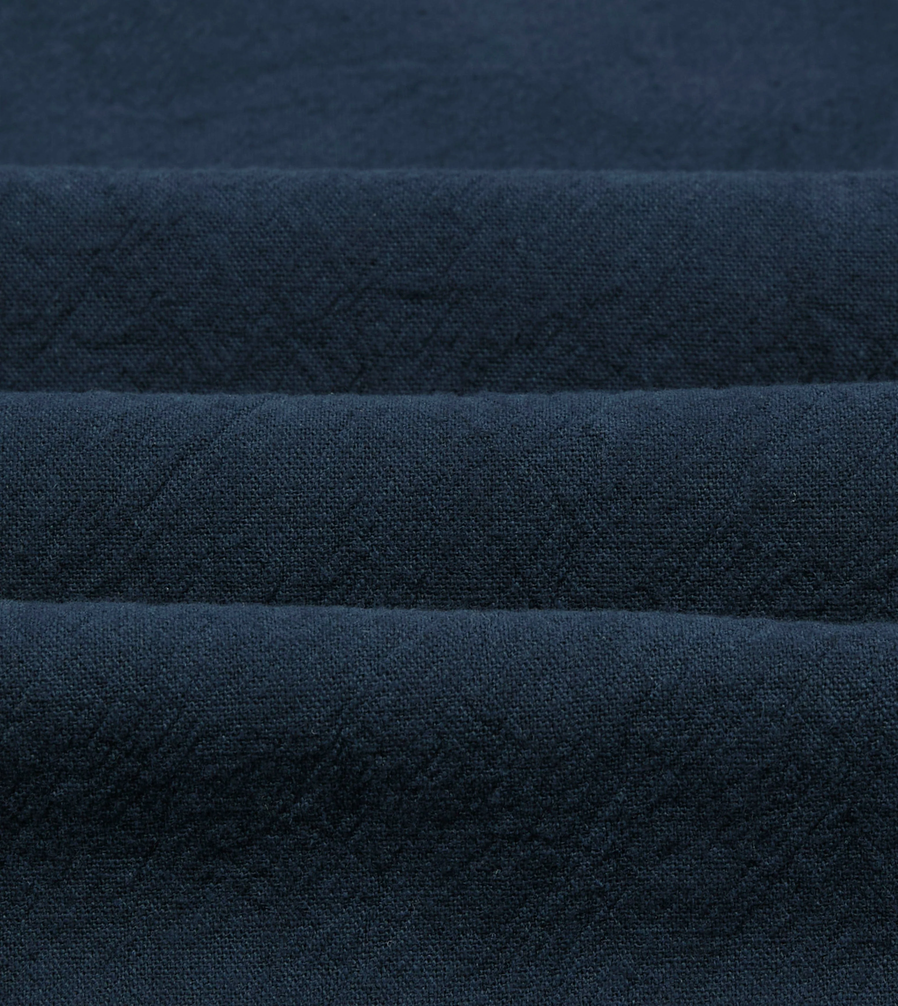 Navy Cotton-Linen Raglan Work Coat - Image 2