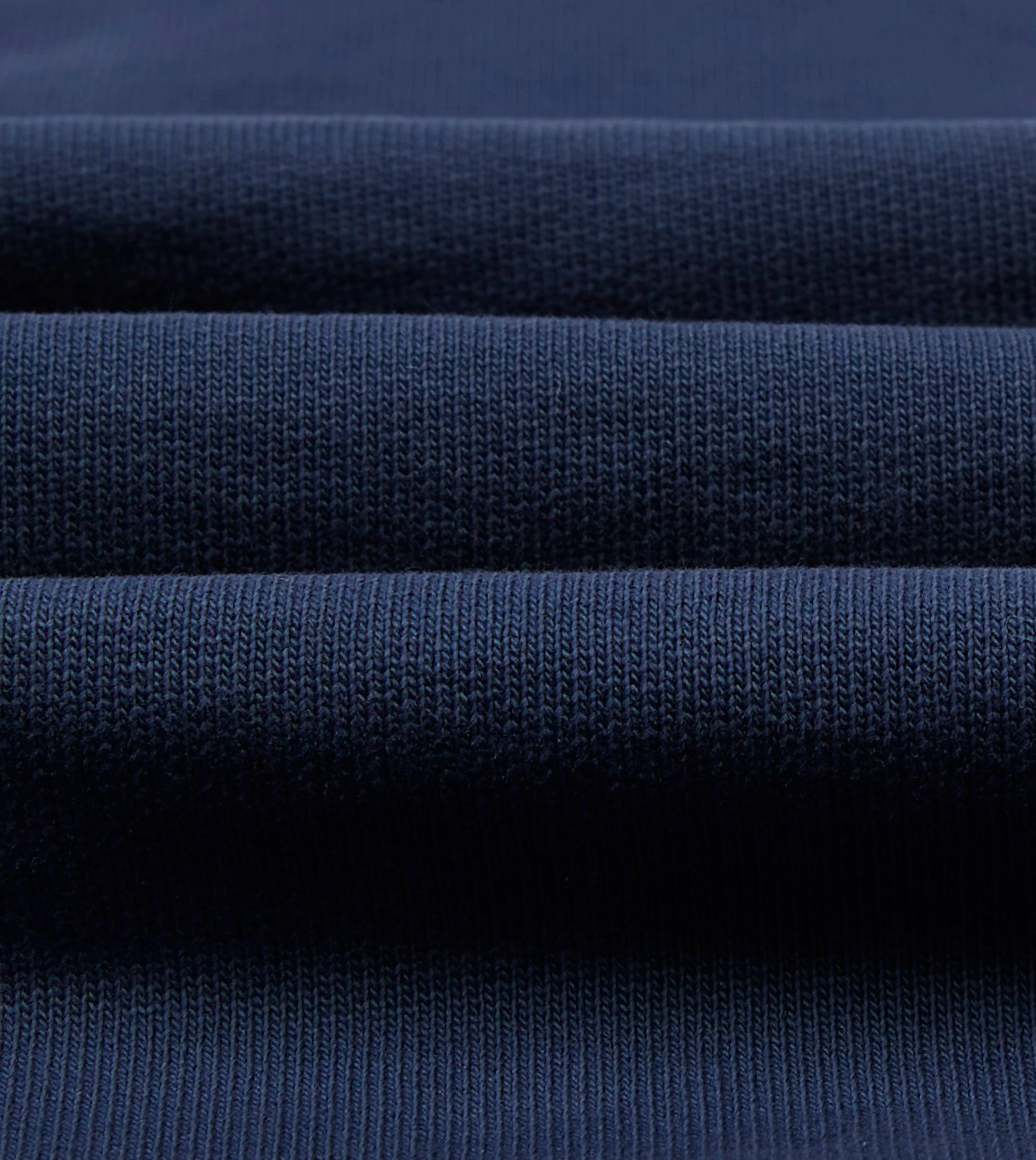 Navy Cotton Quarter Zip Sweatshirt - Image 2