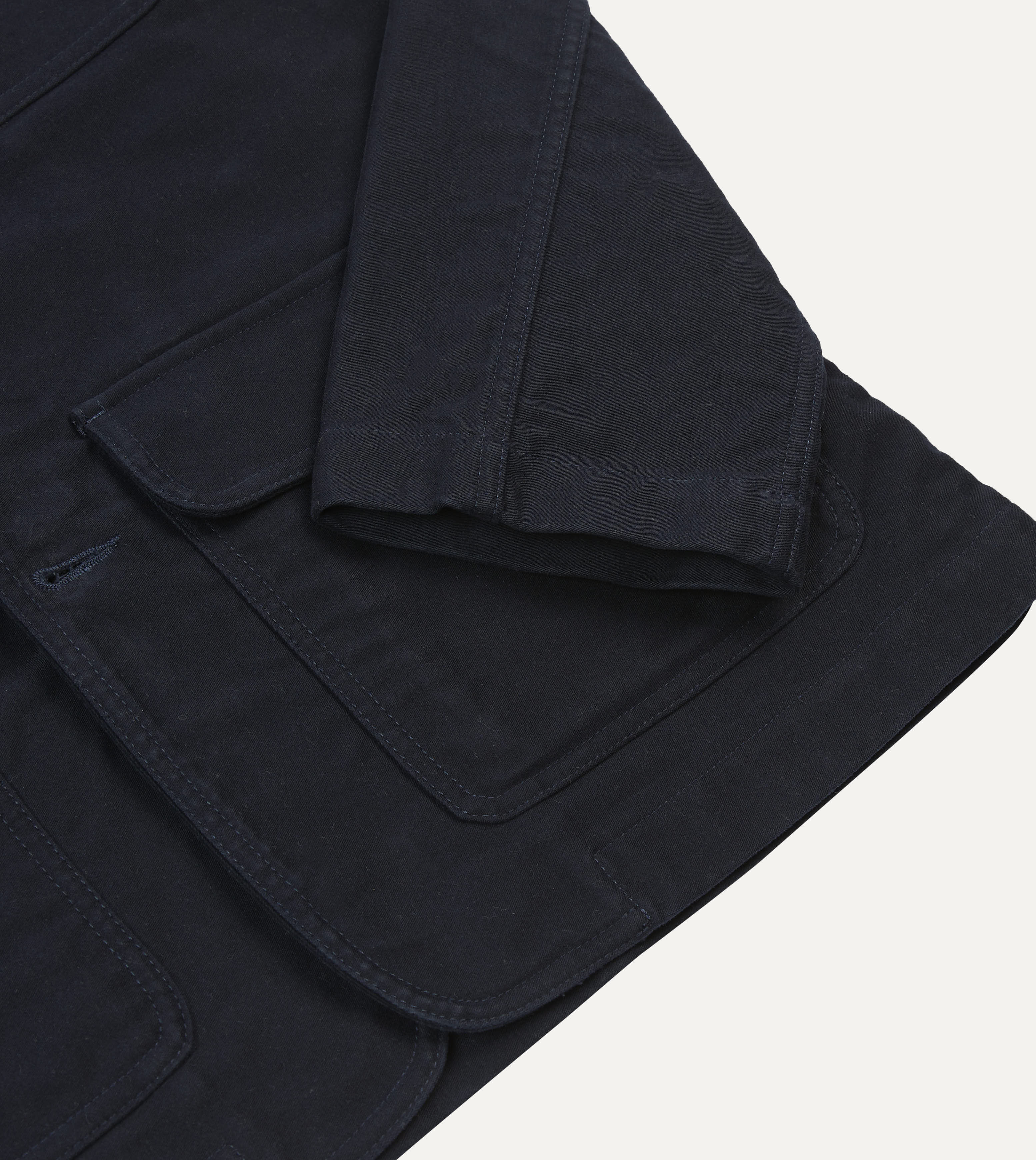 Navy Moleskin Forestière Jacket - Image 5