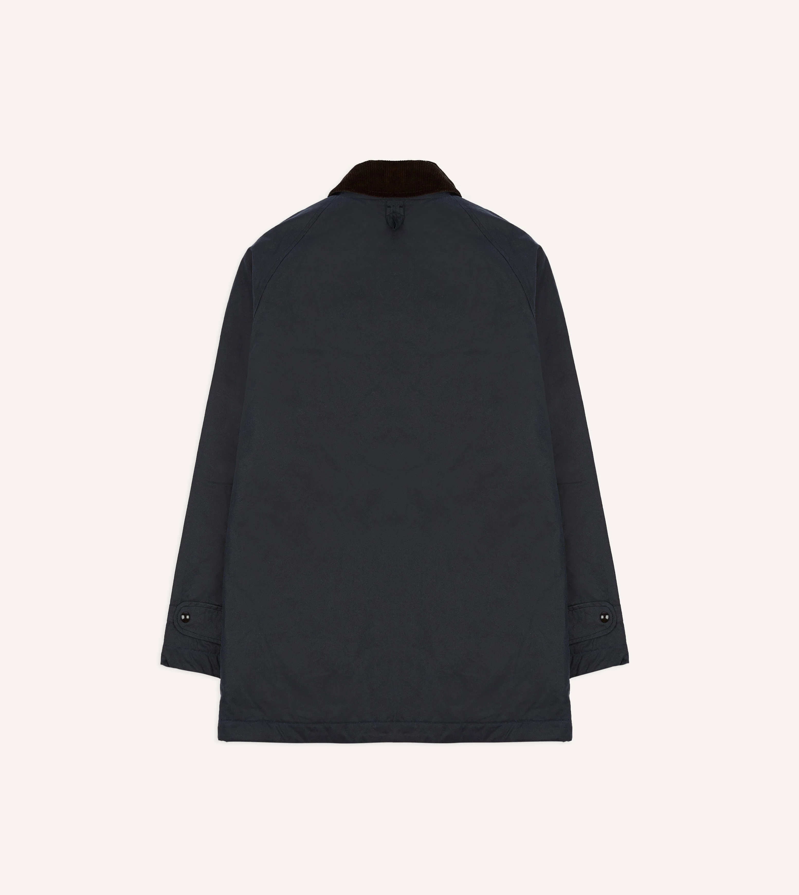 Navy Waxed Coverall Jacket - Image 10