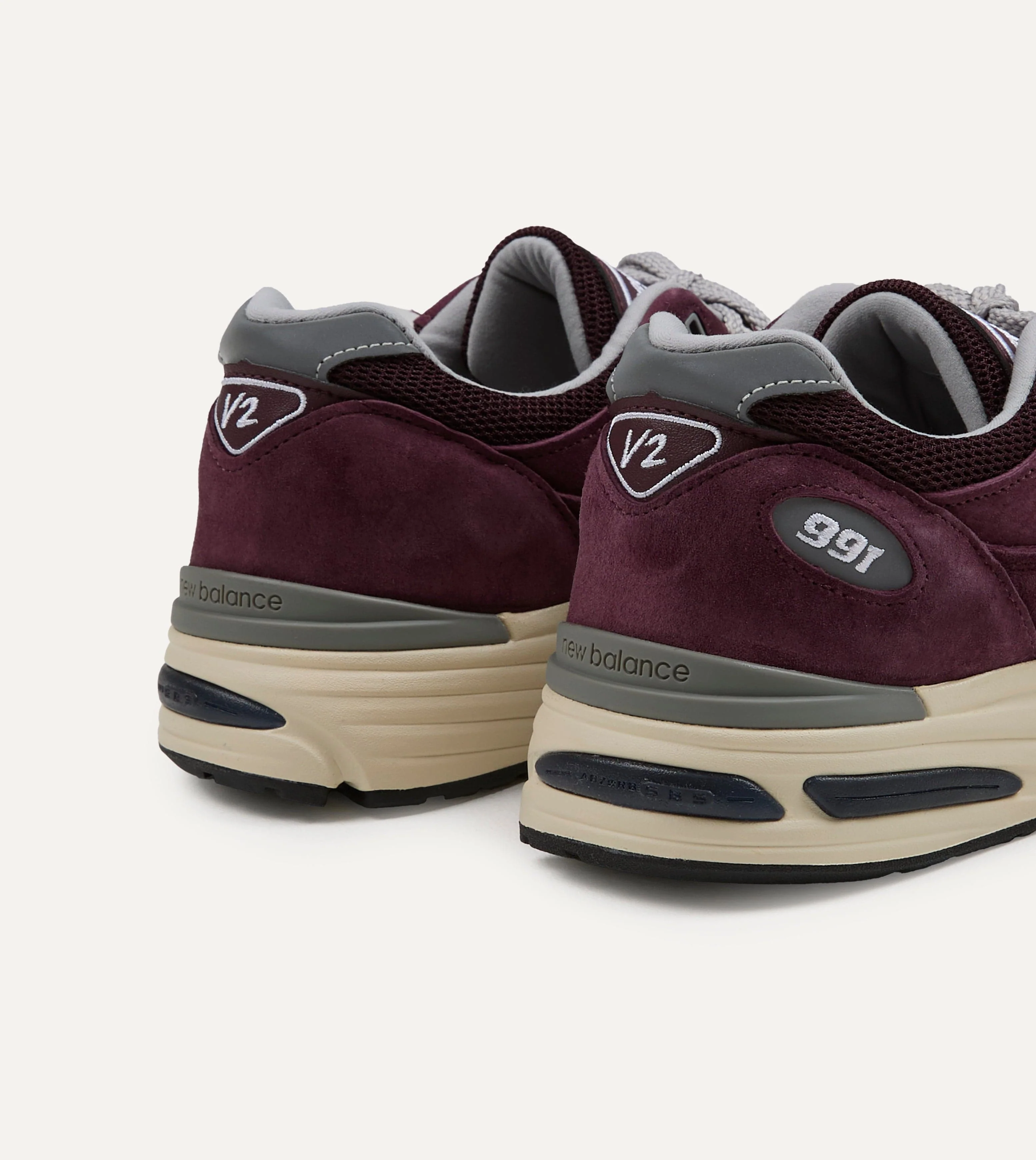 New Balance Catawba Grape Made in UK 991v2 Trainers - Image 4