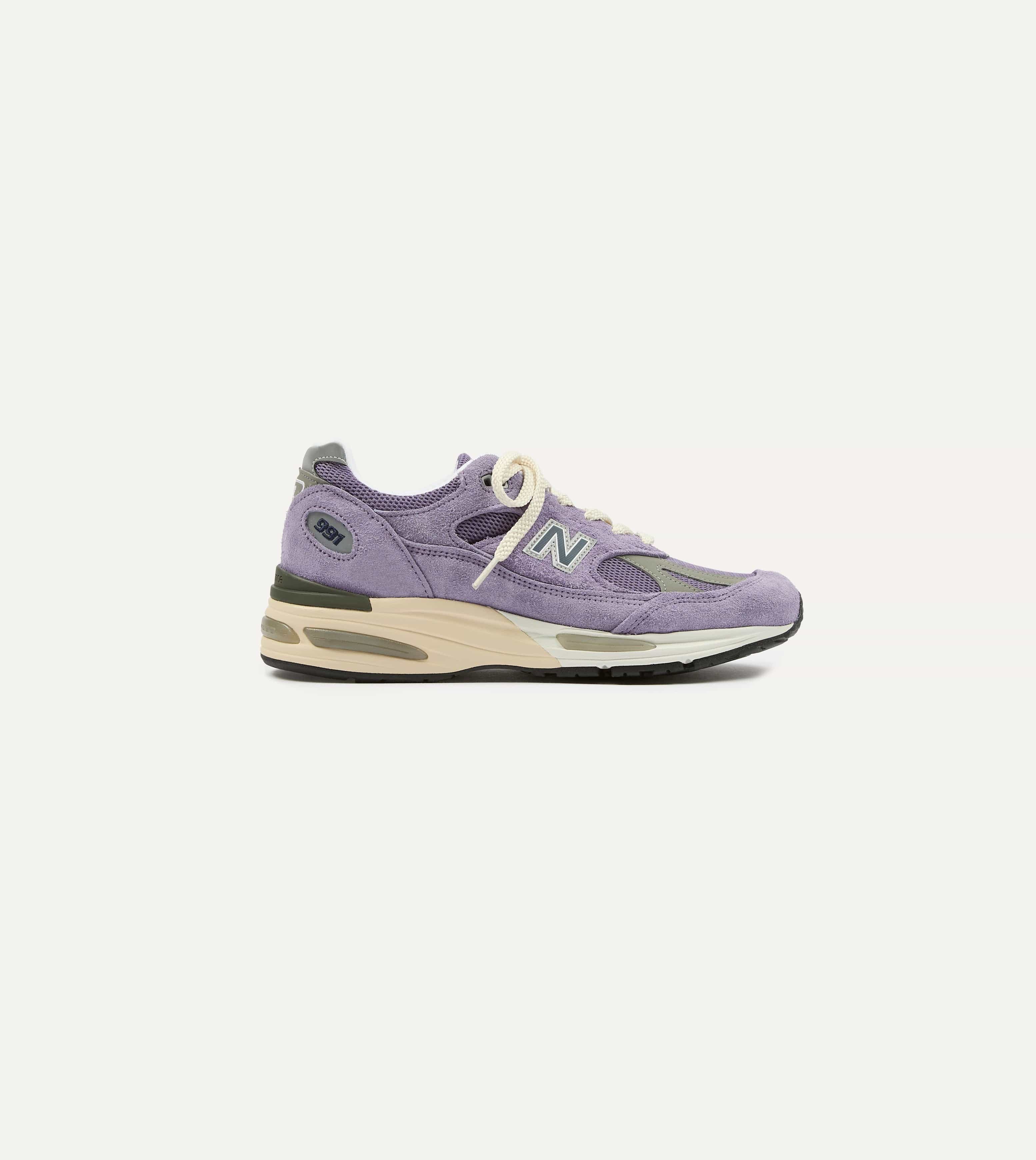 New Balance Purple Sage 'Grounded Pastels' Made in UK 991v2 Trainers - Image 7