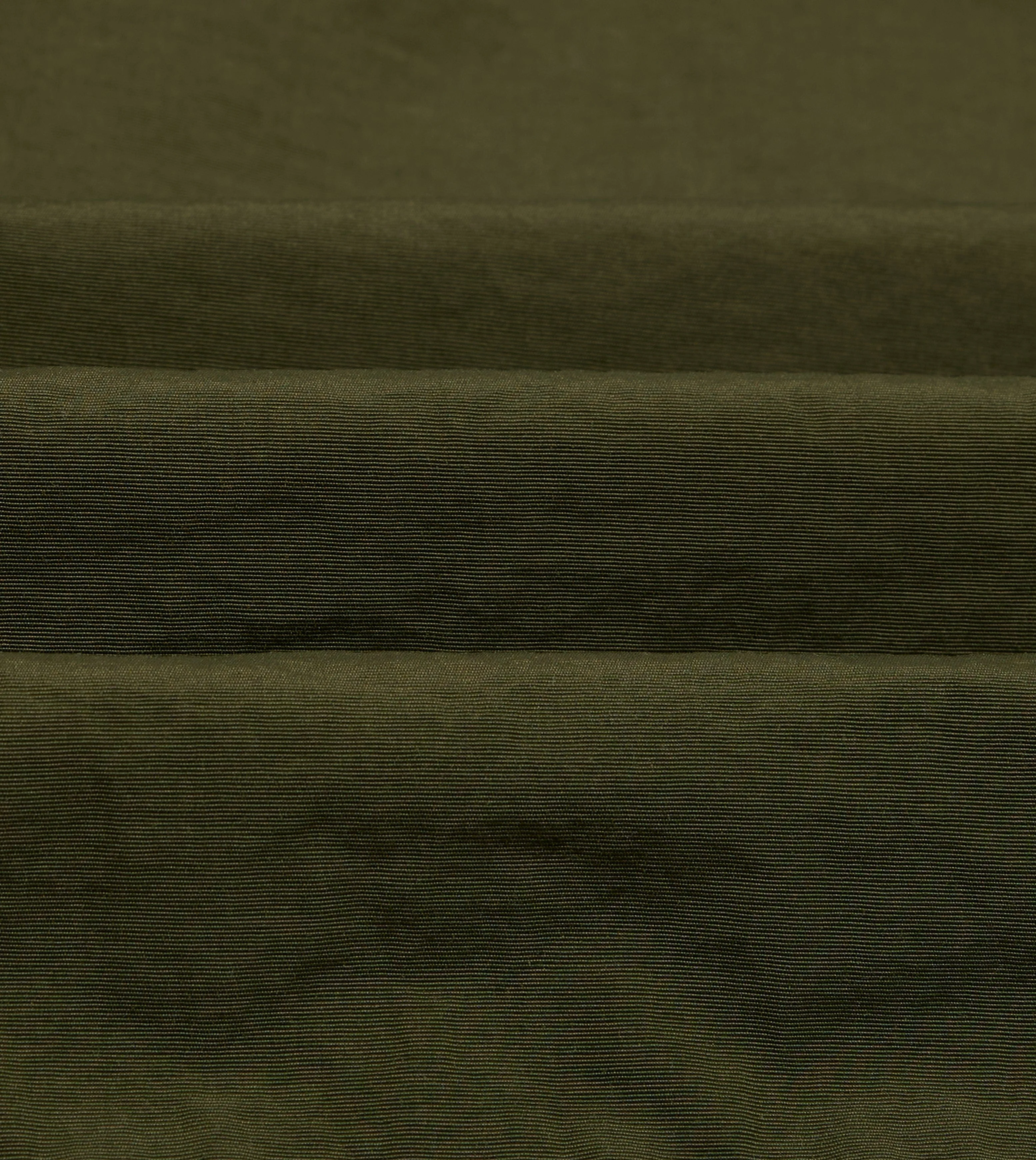 Olive and Ecru Nylon Windbreaker - Image 2