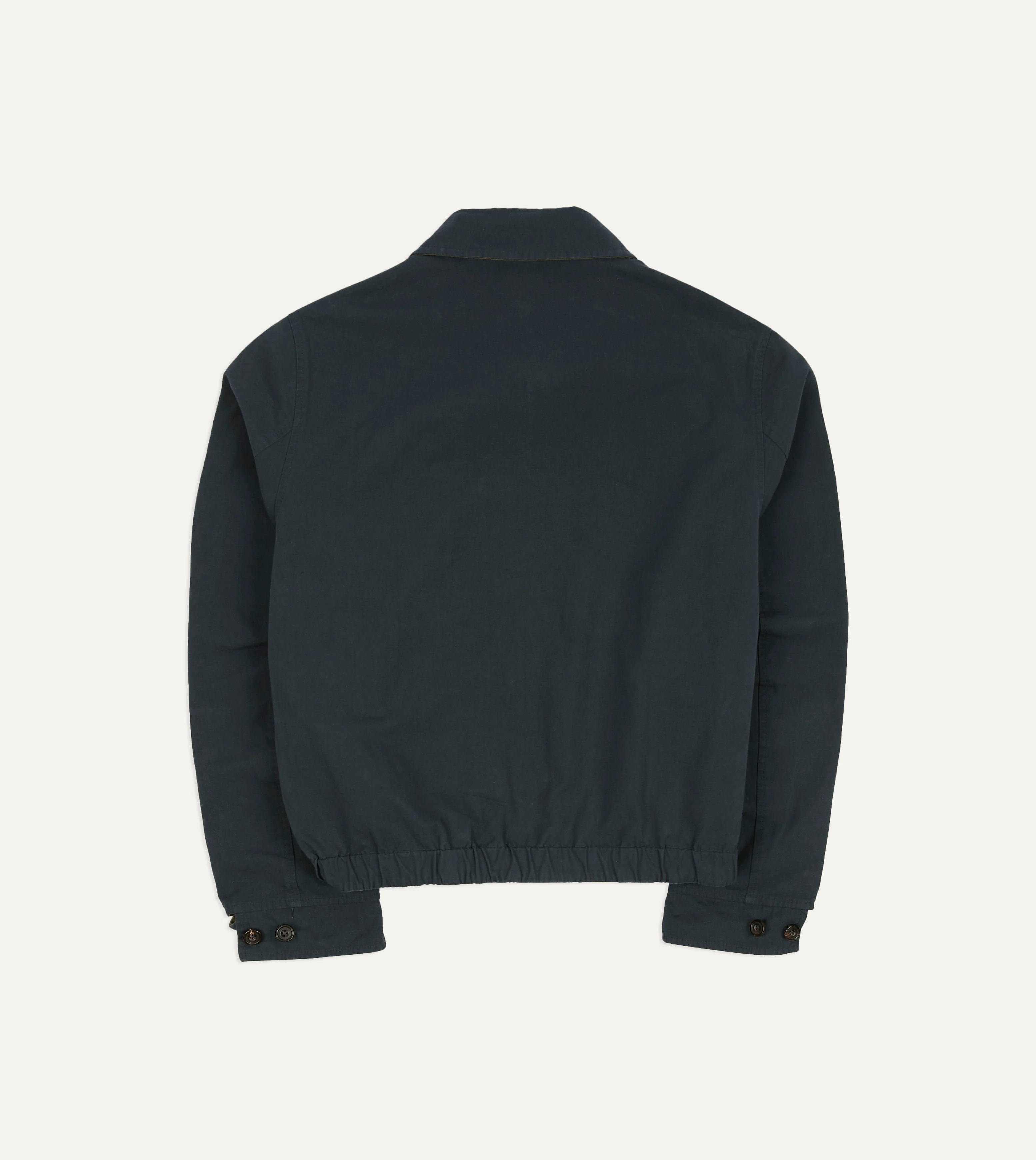 Olive and Navy Reversible Cotton Blouson Jacket - Image 14