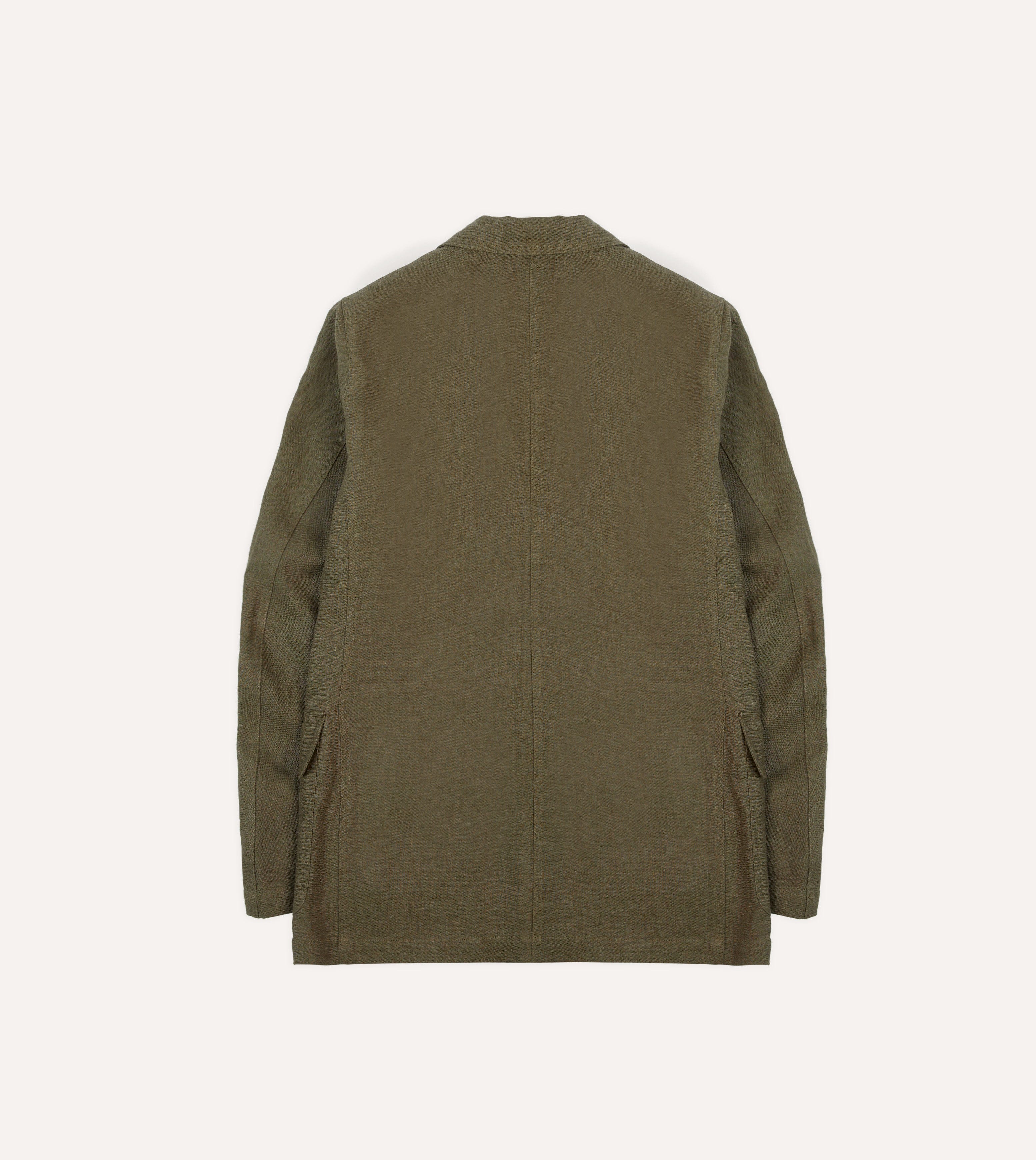 Olive Antique Linen Games Blazer Mk. I - Image 8