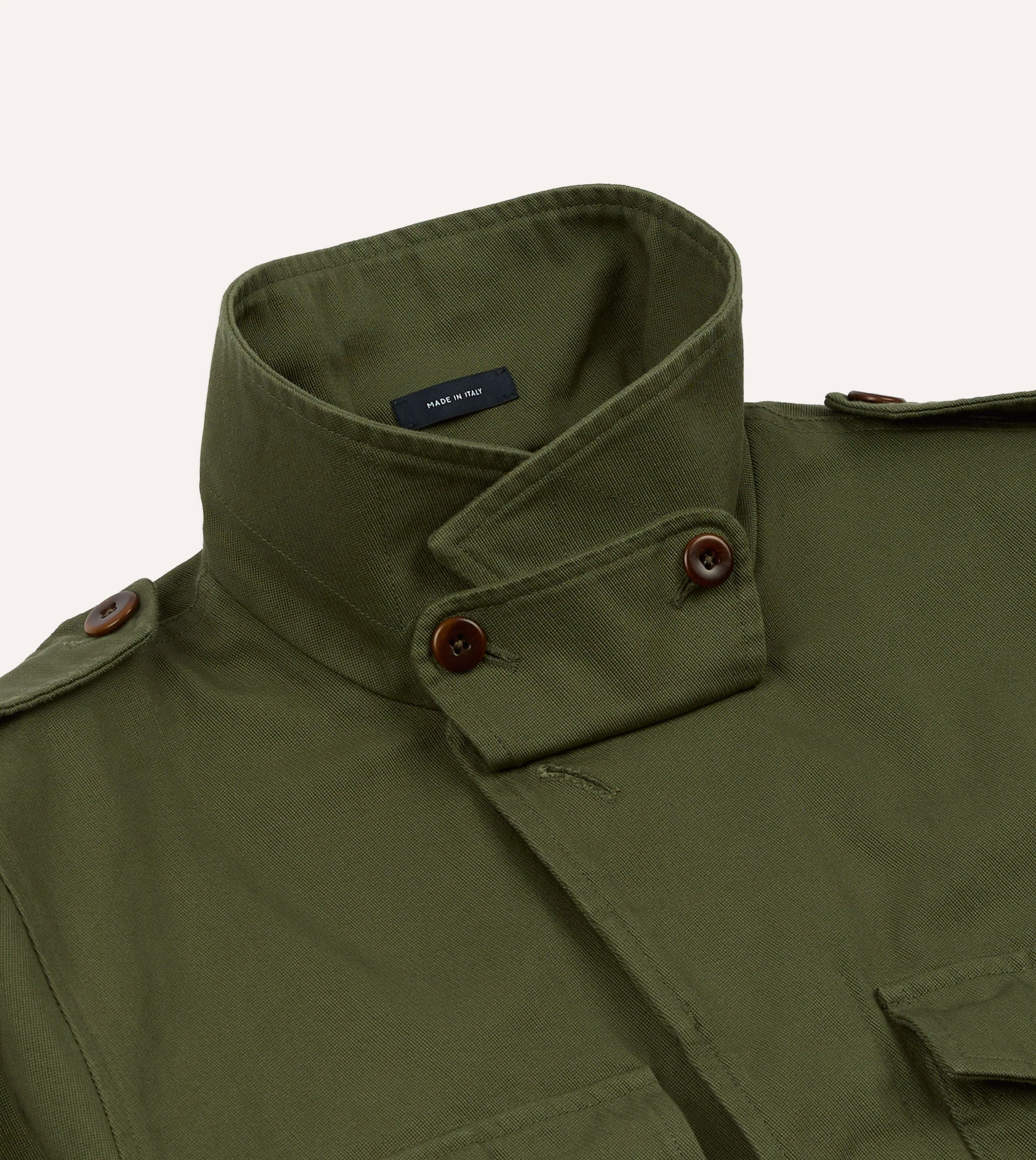 Olive Cotton D-43 Field Jacket - Image 4