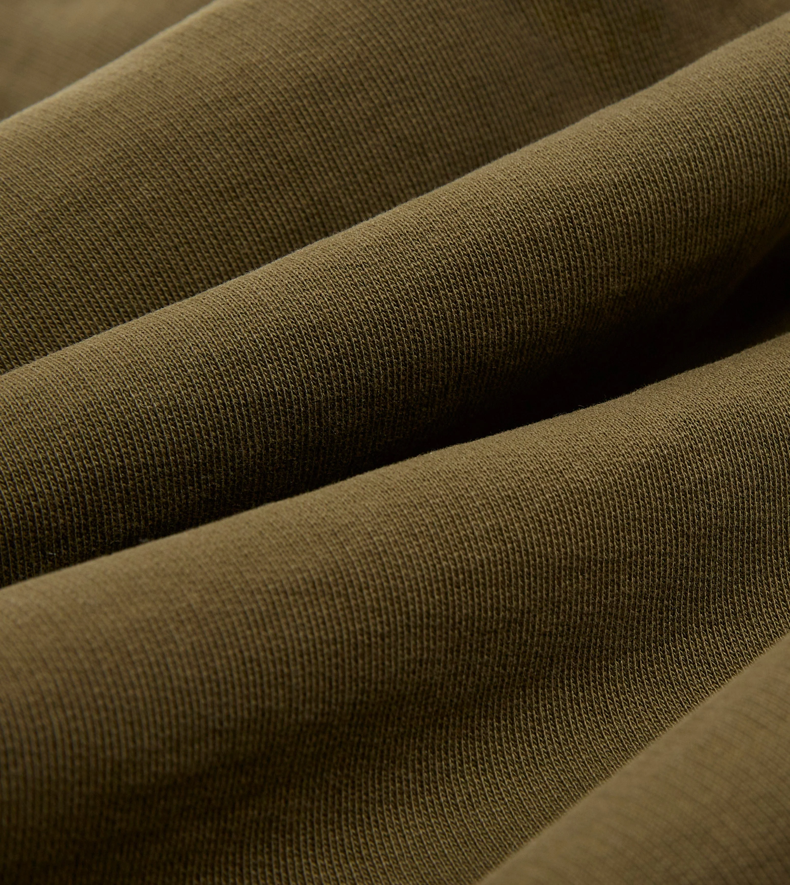 Olive Cotton Jogging Bottoms - Image 2