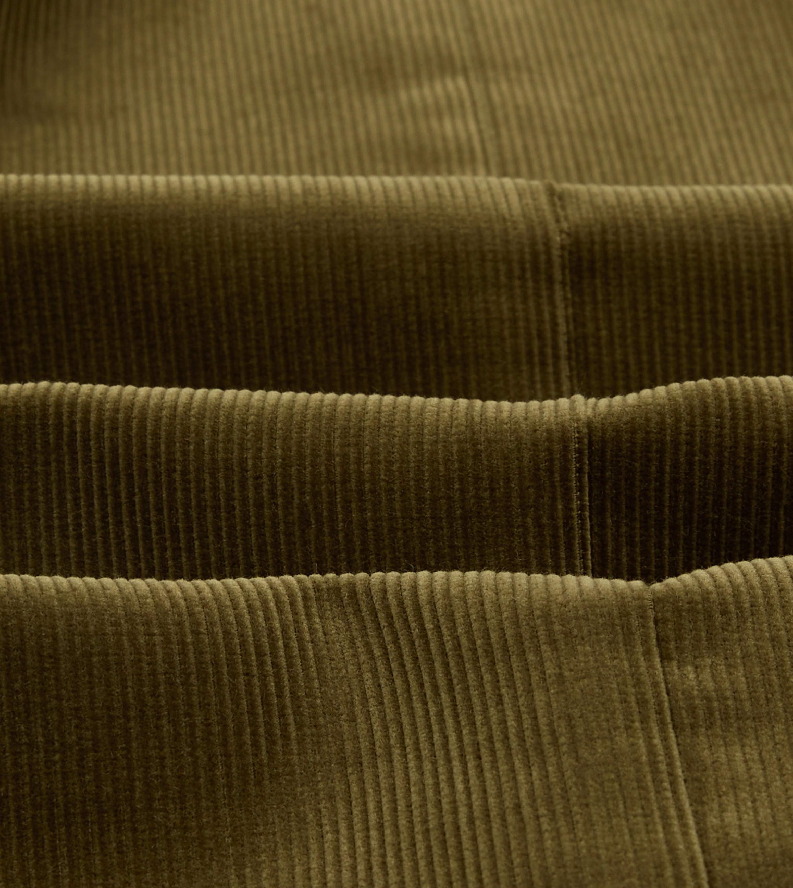 Olive Green Mid-Wale Cotton Corduroy TailoredÃ‚Â Jacket - Image 2