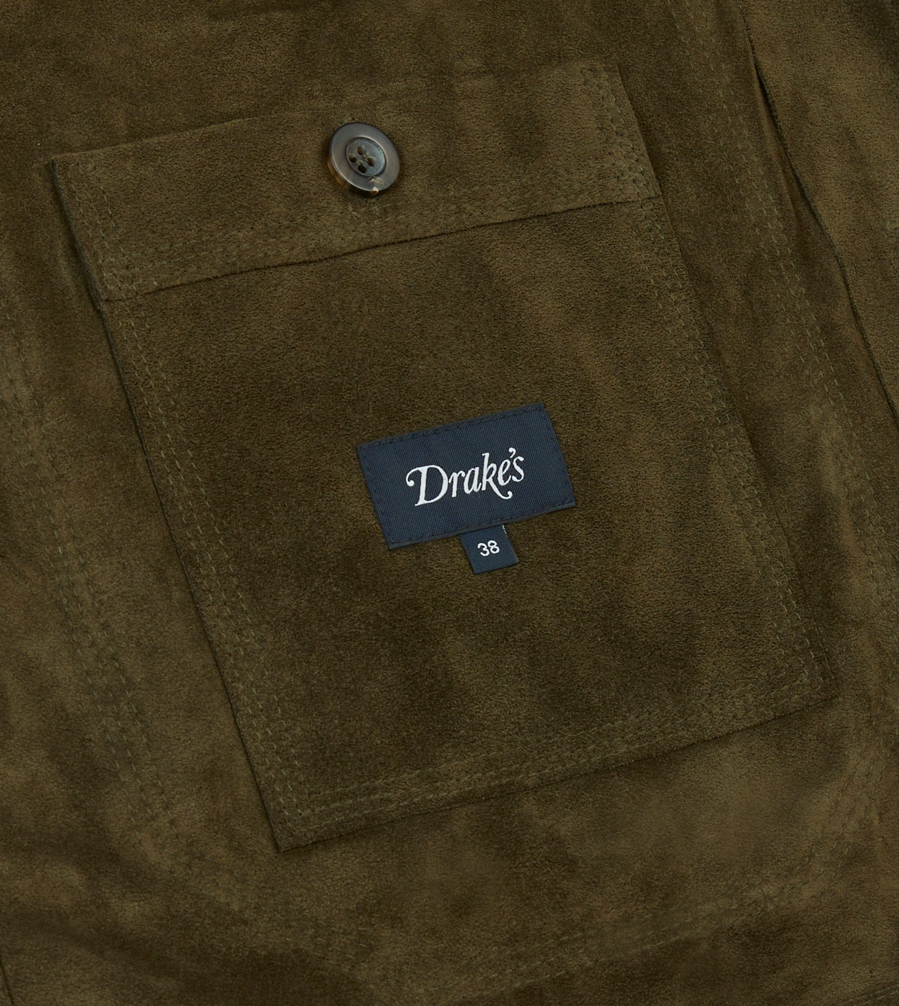 Olive Suede Welder Jacket - Image 8