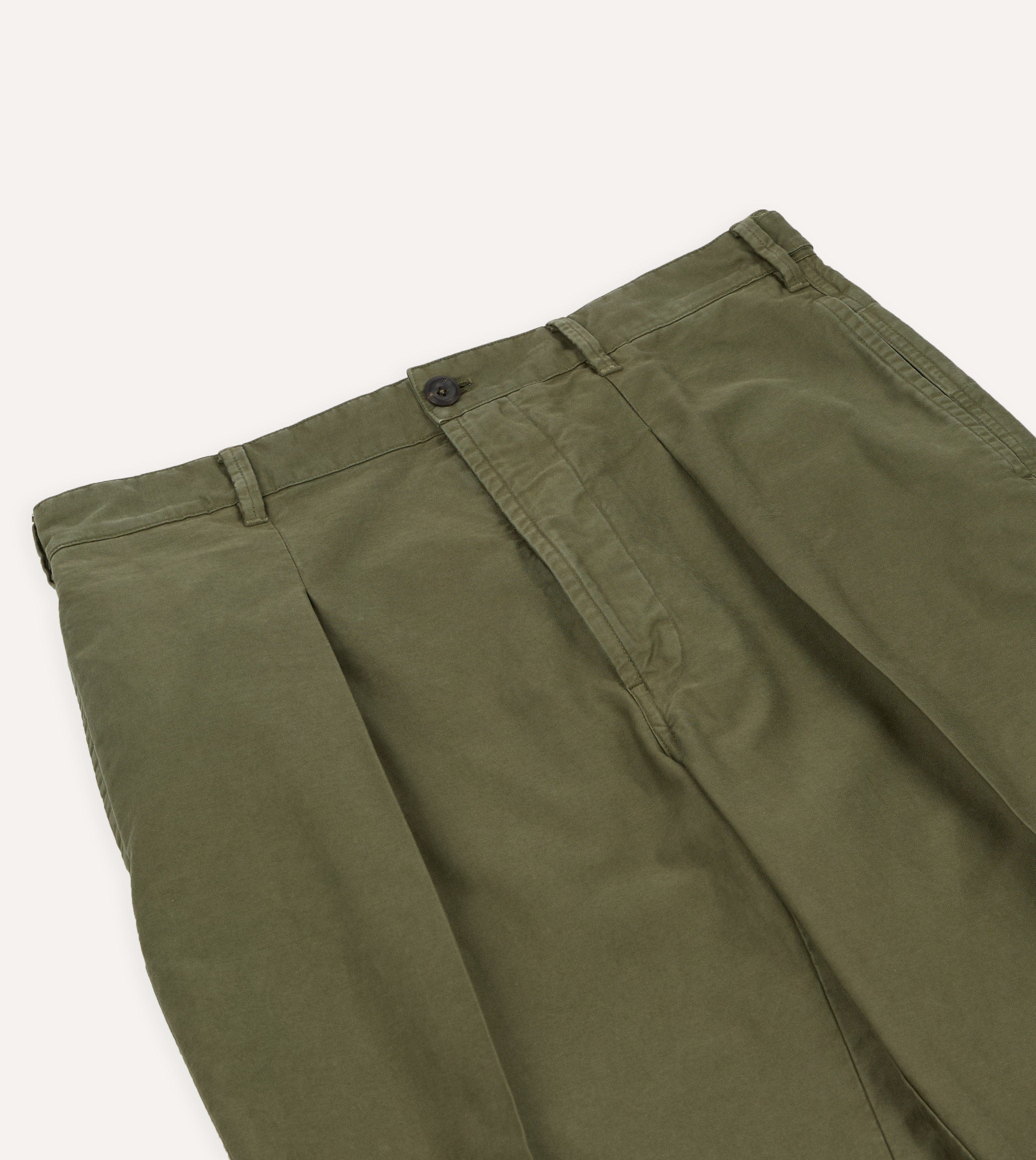 Olive Summer Moleskin Games Trouser - Image 4