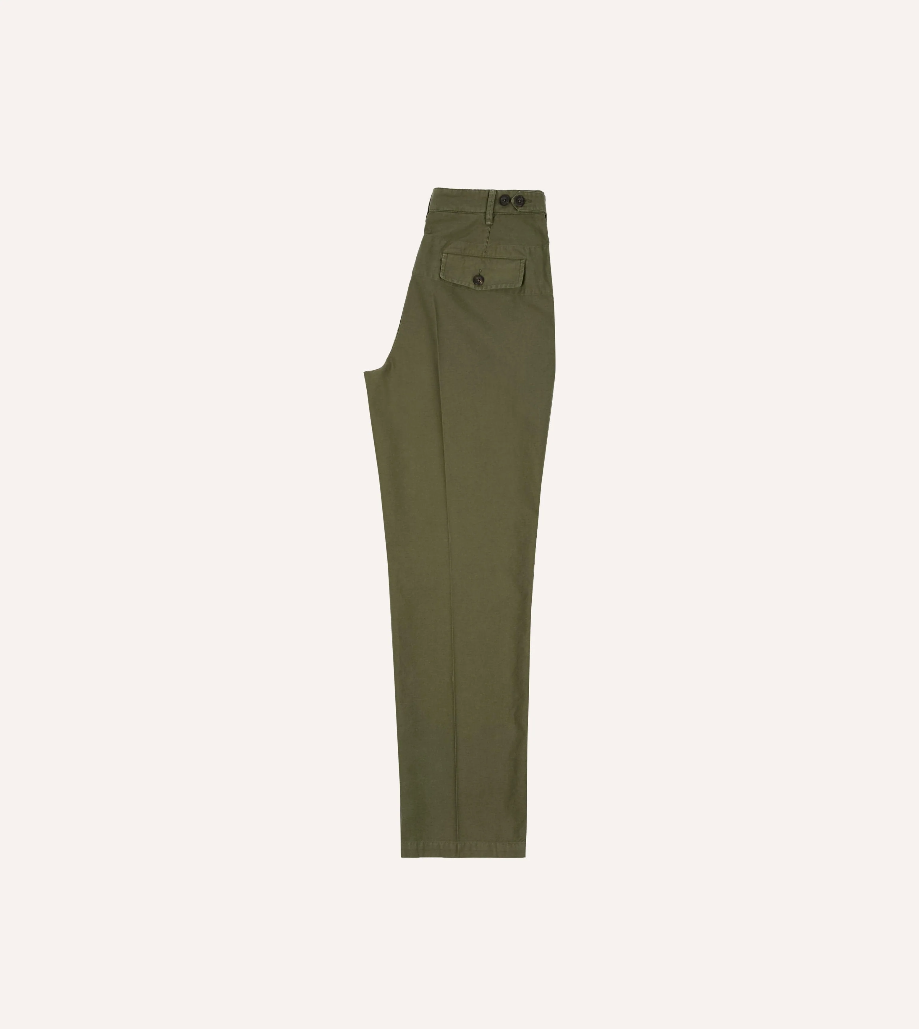 Olive Summer Moleskin Games Trouser - Image 6