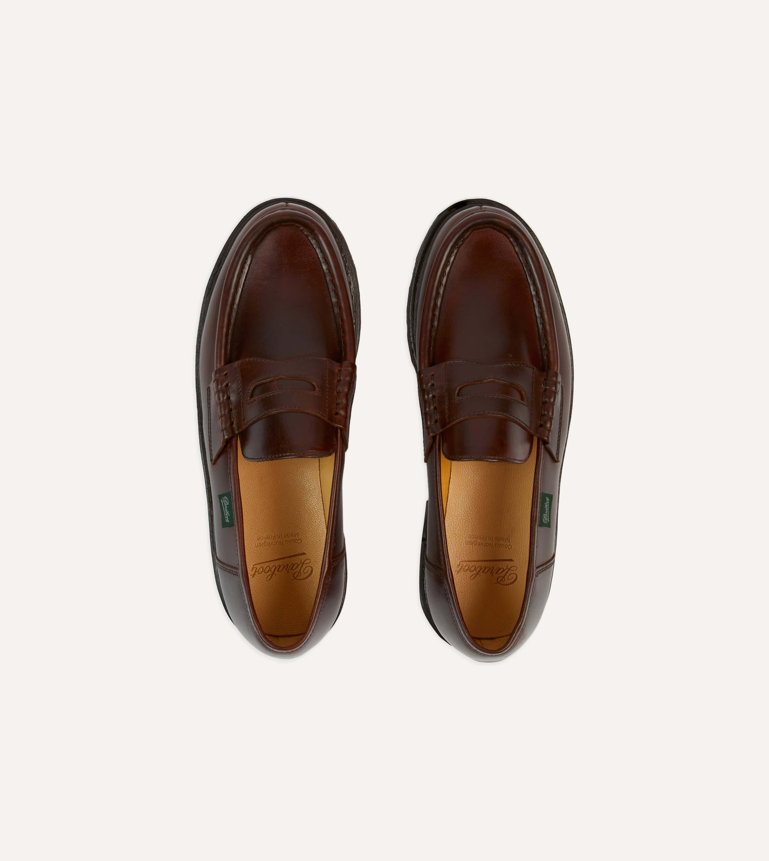 Paraboot Reims Écorce Leather Loafer - Image 4