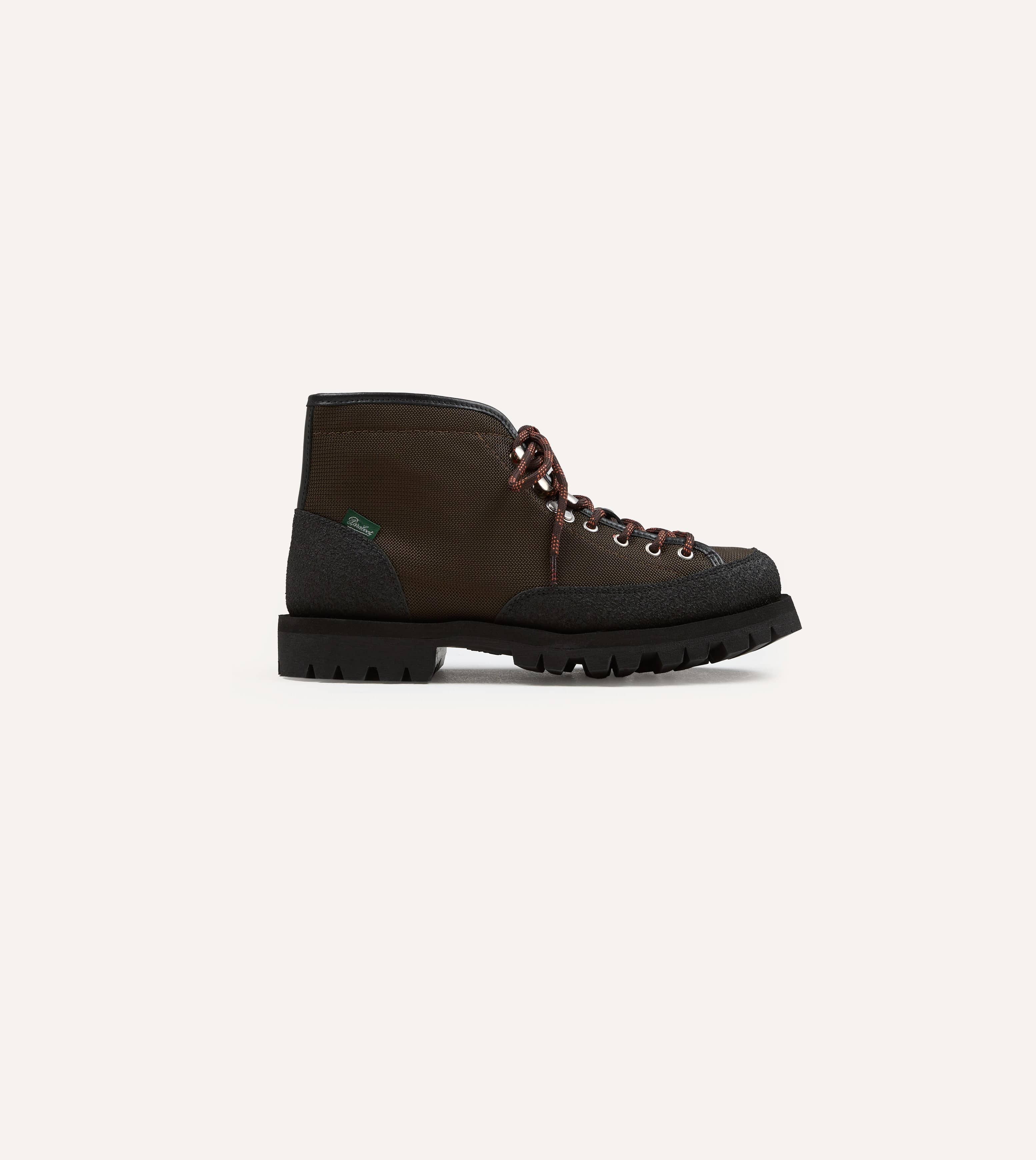 Paraboot Yosemite Brown Leather Mesh Hiking Boots - Image 6